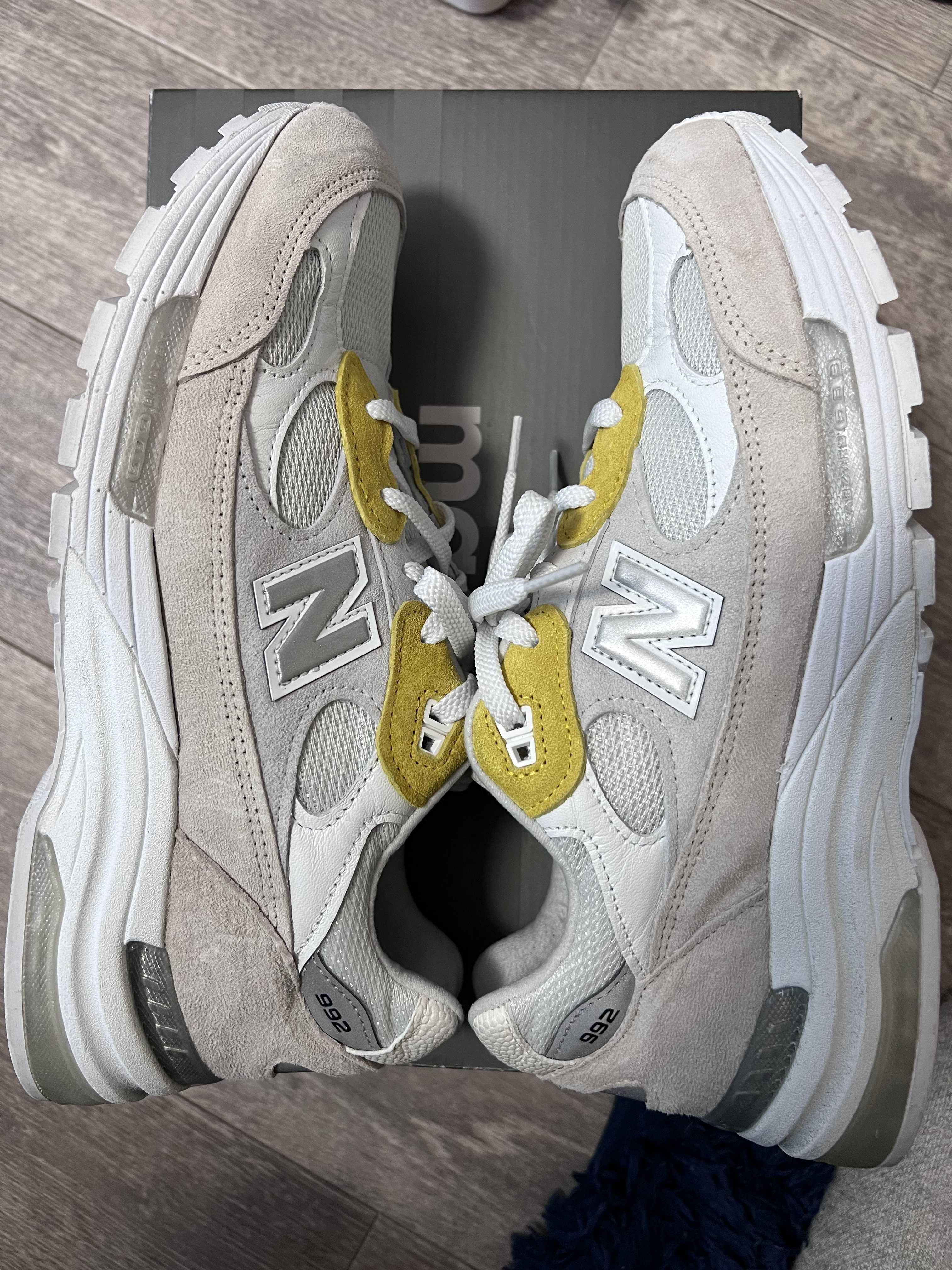 Paperboy × New Balance 992 "Fried Egg"