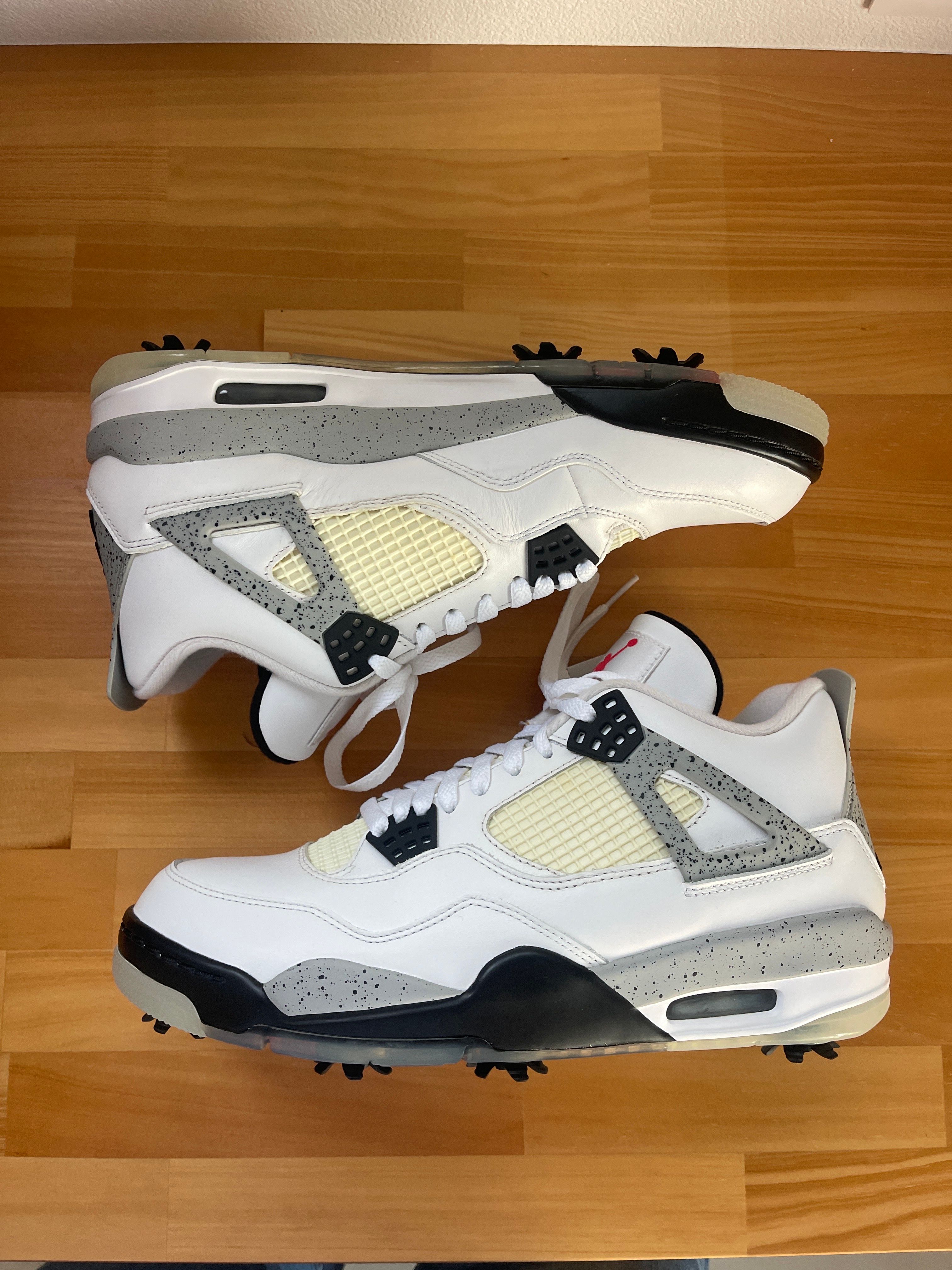 NIKE GOLF AIR JORDAN 4 "WHITE CEMENT"