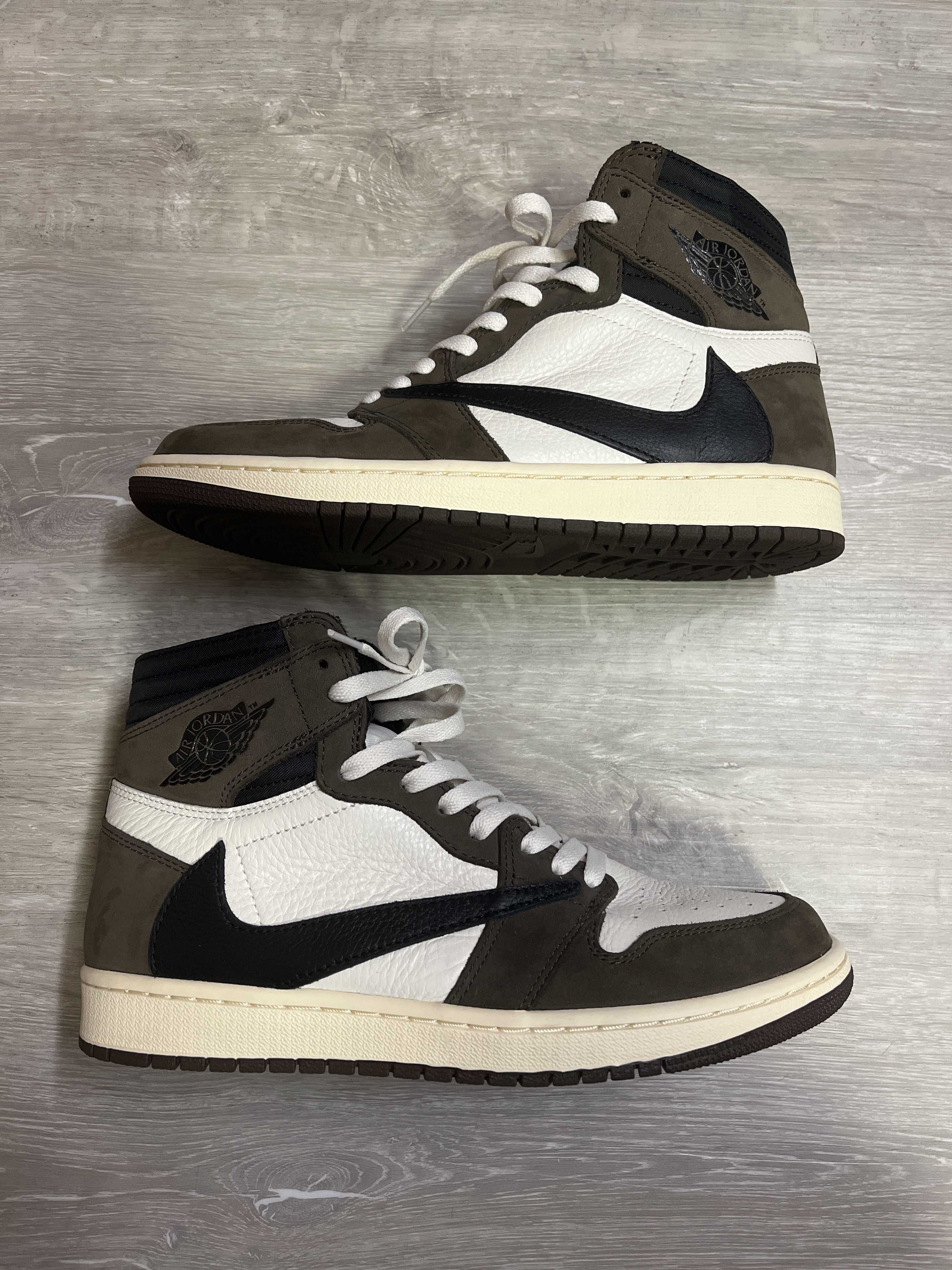 Travis Scott × Nike Air Jordan 1 Retro High OG TS SP "Sail/Dark Mocha"