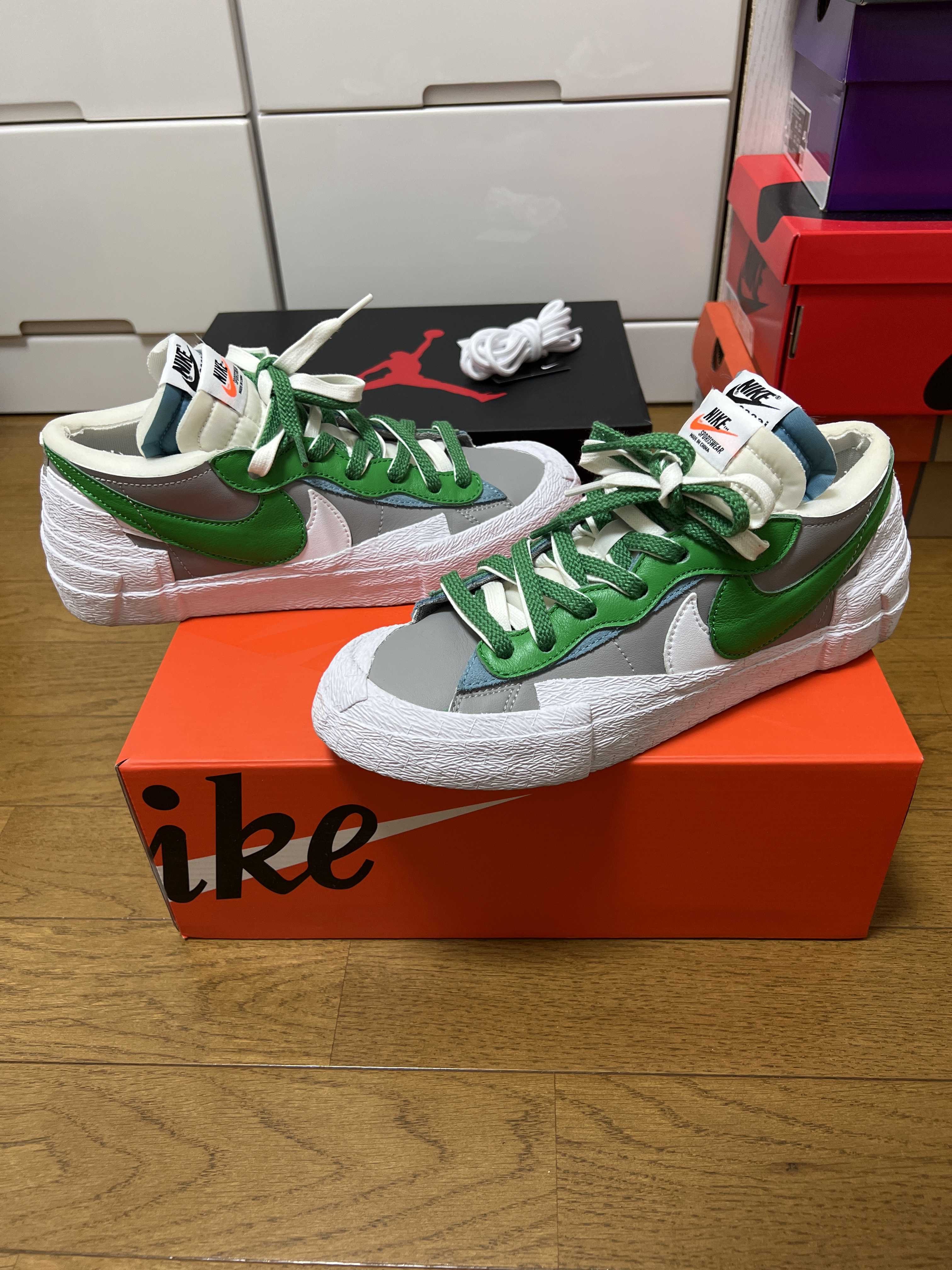 sacai × Nike Blazer Low "Classic Green"
