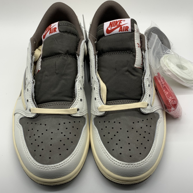 Travis Scott × Nike Air Jordan 1 Low OG SP "Reverse Mocha/Sail and Ridgerock"