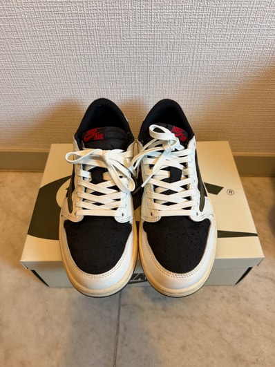 Travis Scott × Nike Women's Air Jordan 1 Low OG "Medium Olive"
