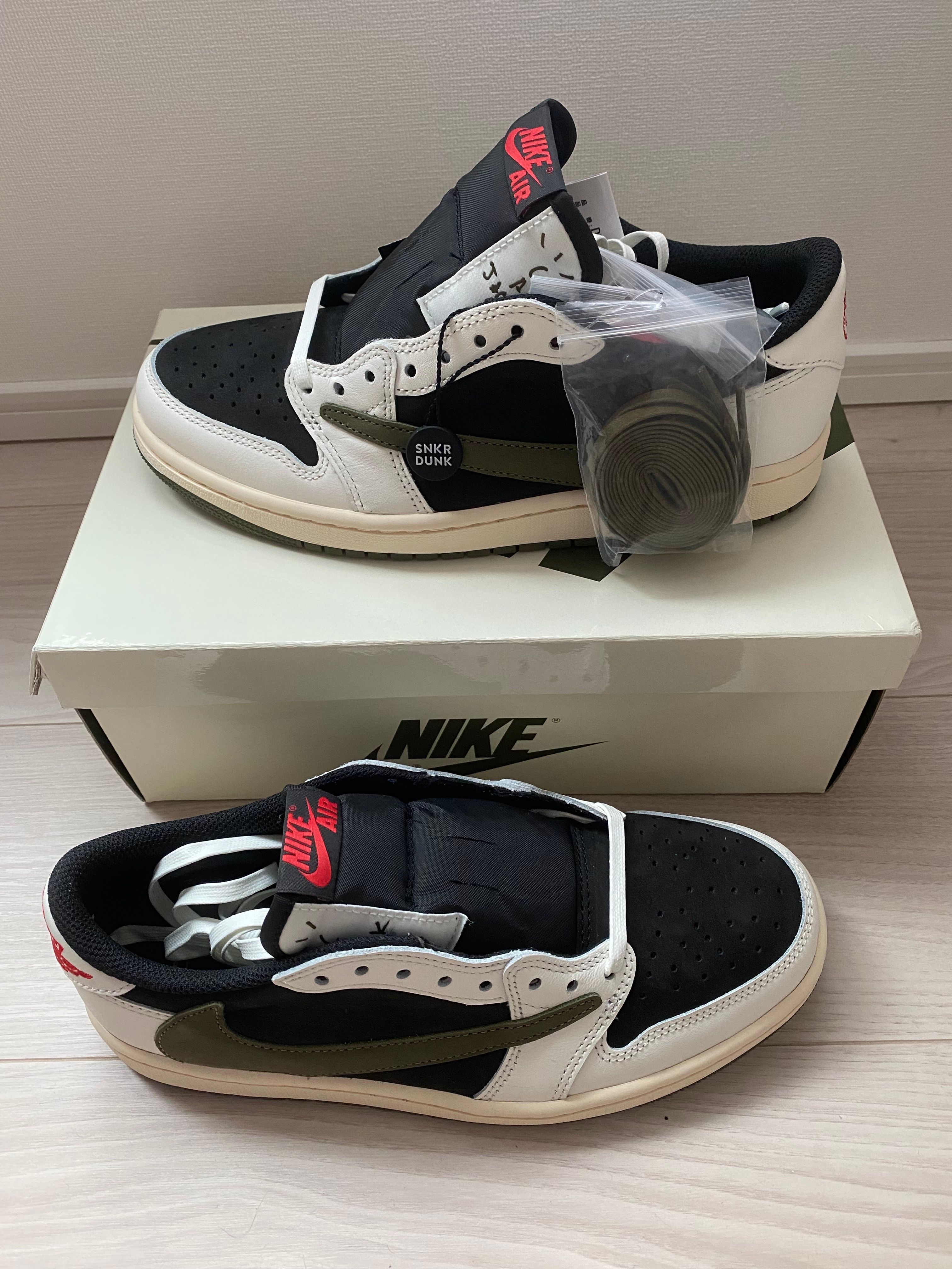 Travis Scott × Nike Women's Air Jordan 1 Low OG "Medium Olive"