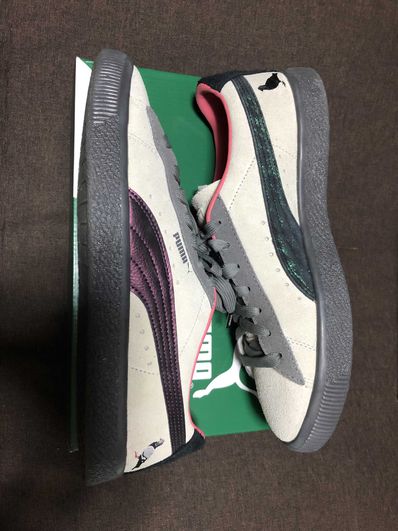 Staple × Atmos × Puma Suede "Natural Grey"