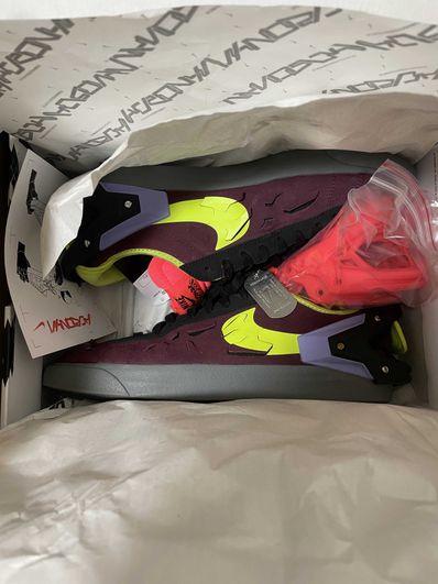 ACRONYM × Nike Blazer Low "Night Maroon"