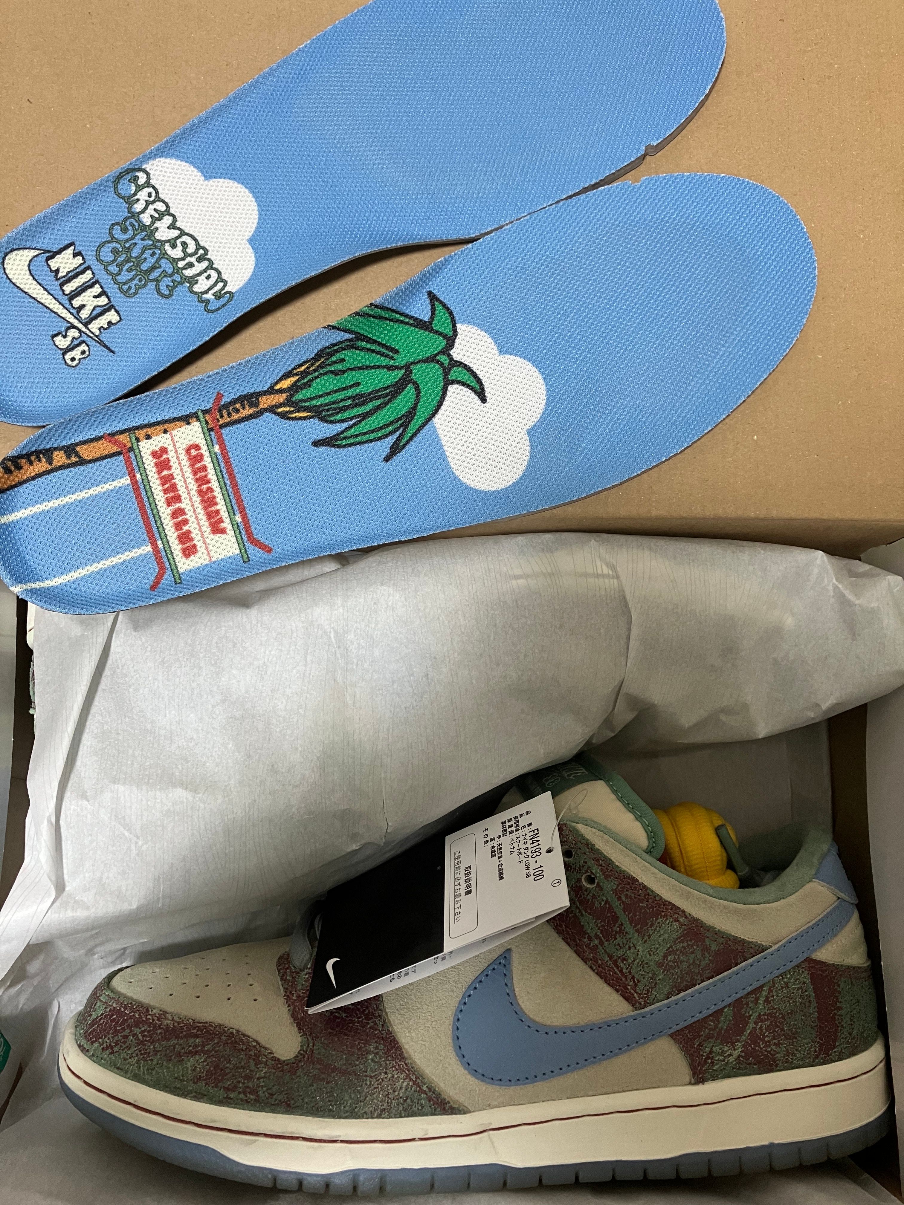 Crenshaw Skate Club × Nike SB Dunk Low PRO QS "Sail/Light Blue-Cedar"