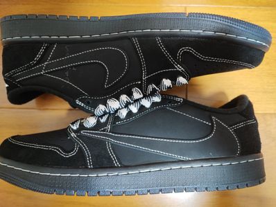 Travis Scott × Nike Air Jordan 1 Low OG SP "Black Phantom"