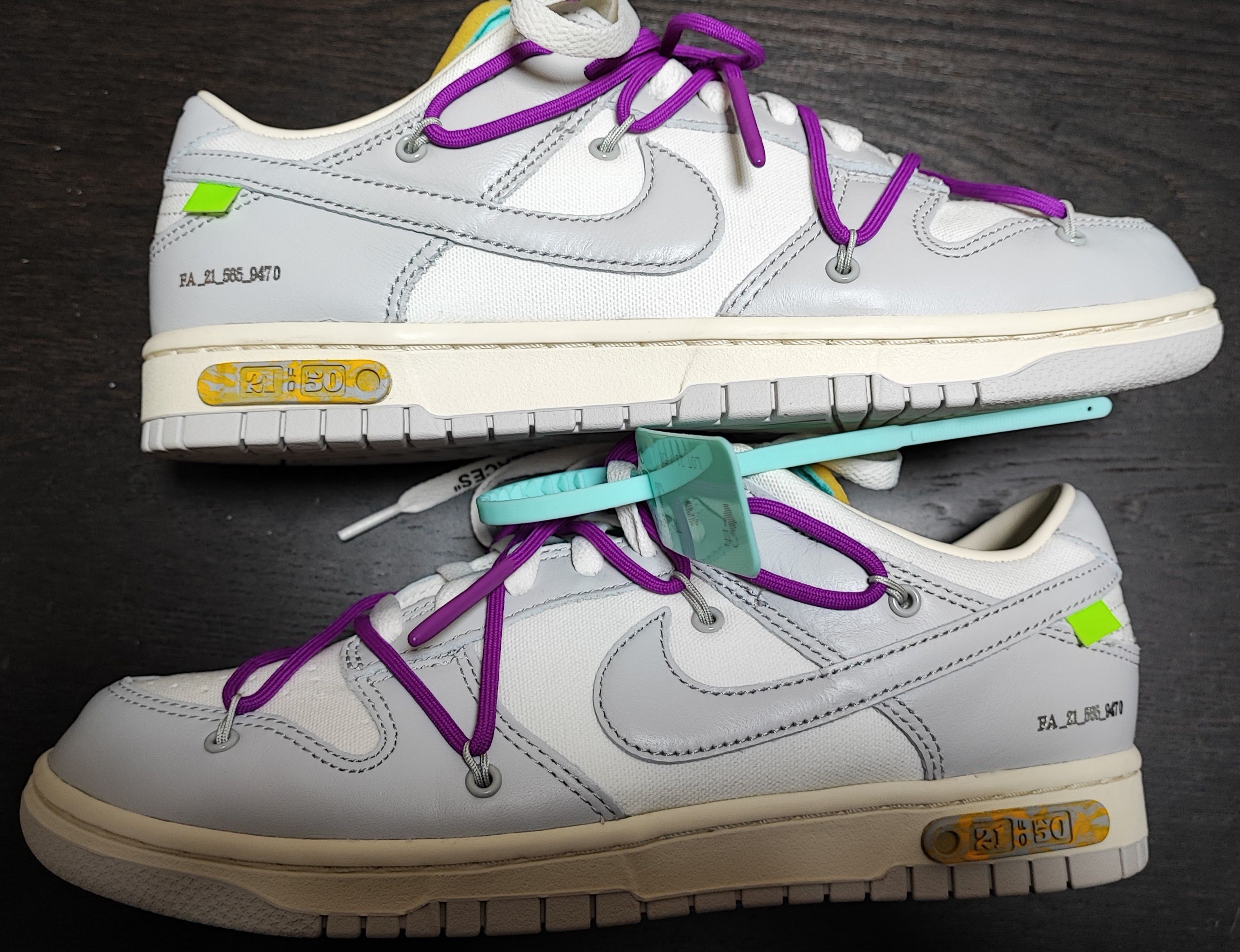 Off-White × Nike Dunk Low 1 of 50 "Lot.21"