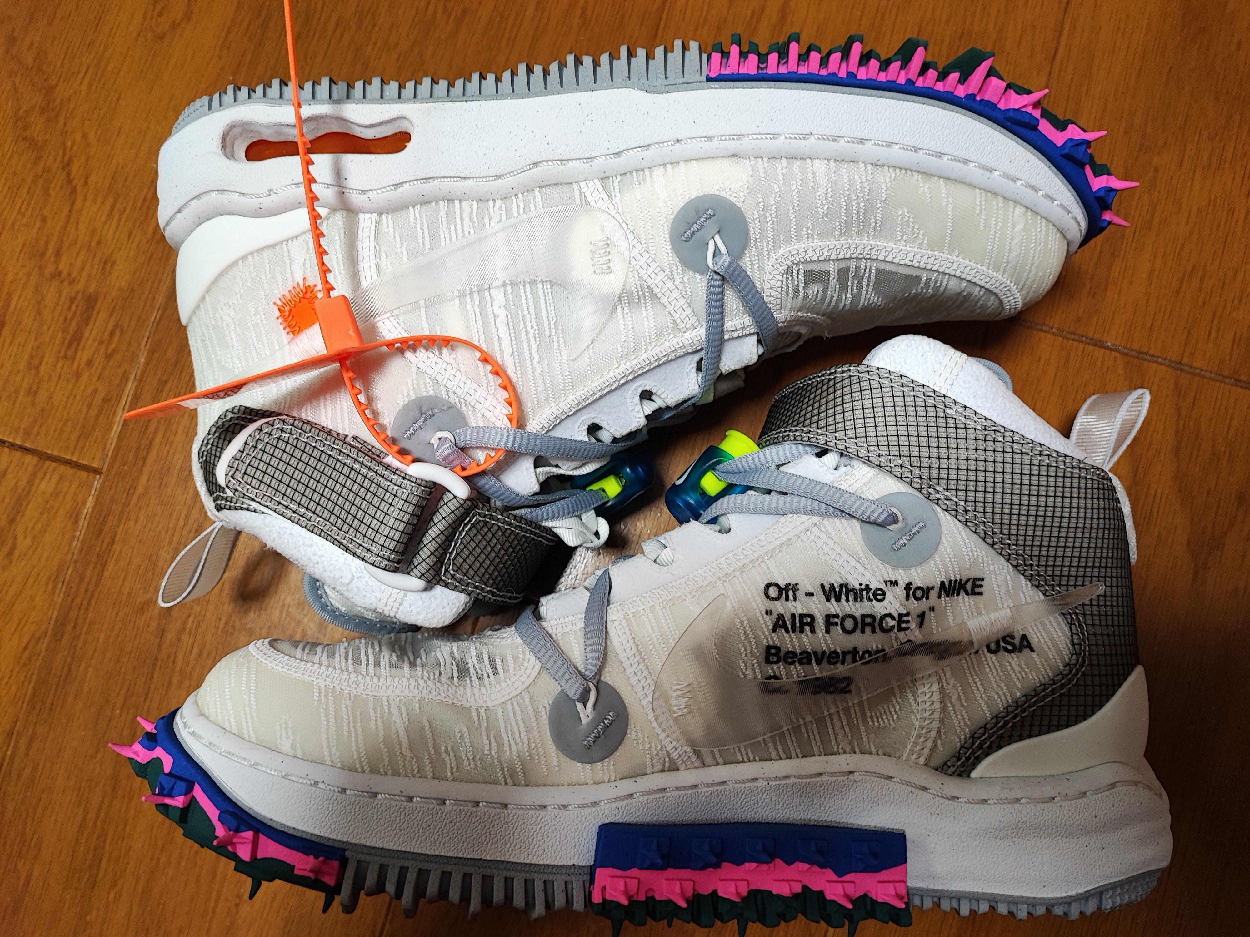 Off-White × Nike Air Force 1 Mid "White"