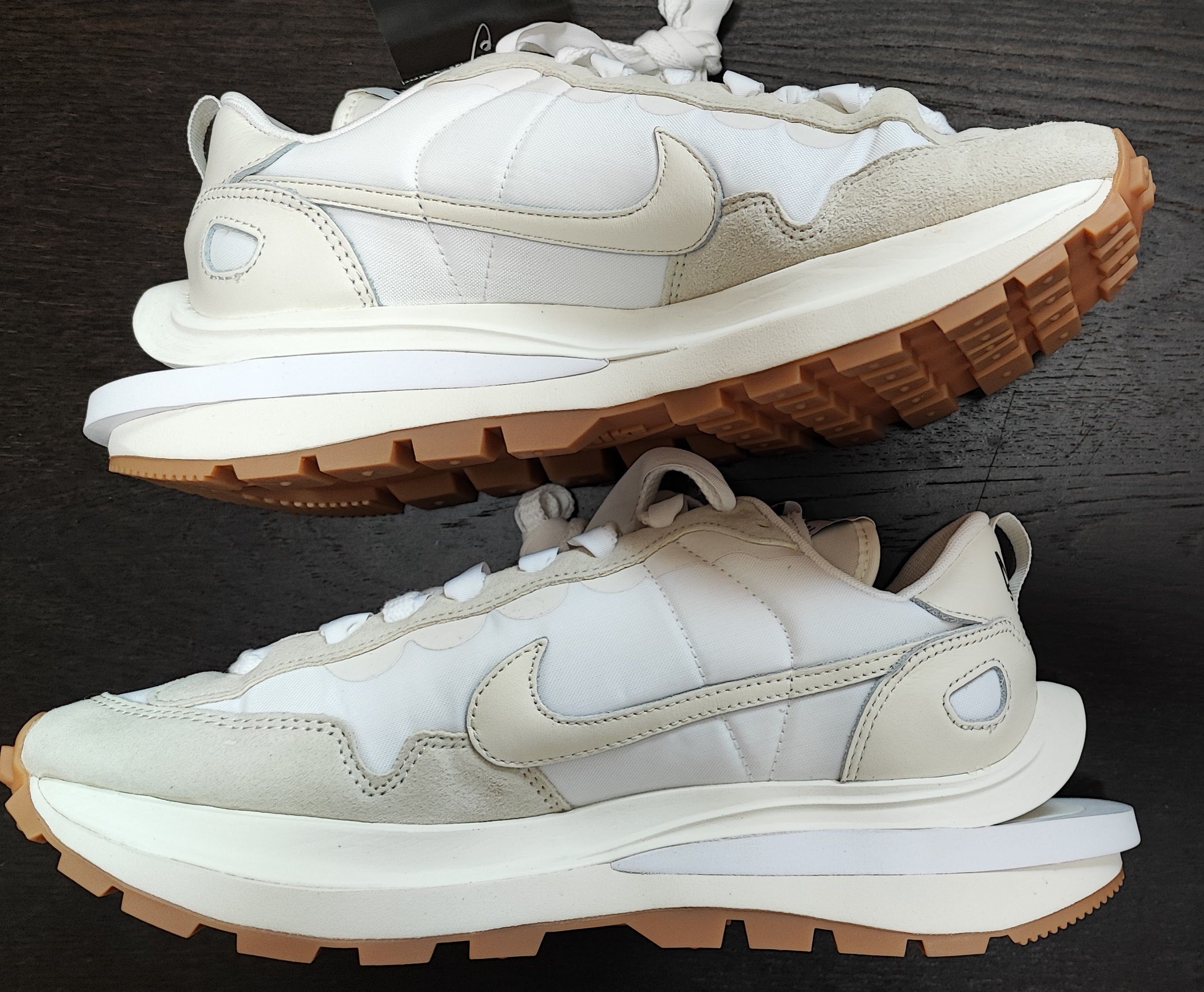 sacai × Nike Vapor Waffle "White Gum"