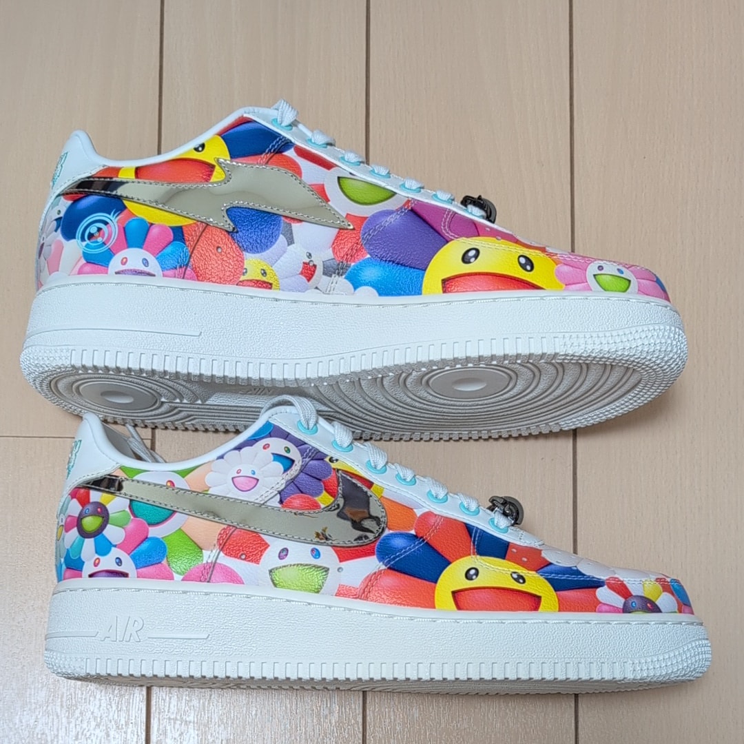 RTFKT × ナイキ エアフォース1 "ムラカミドリップ"