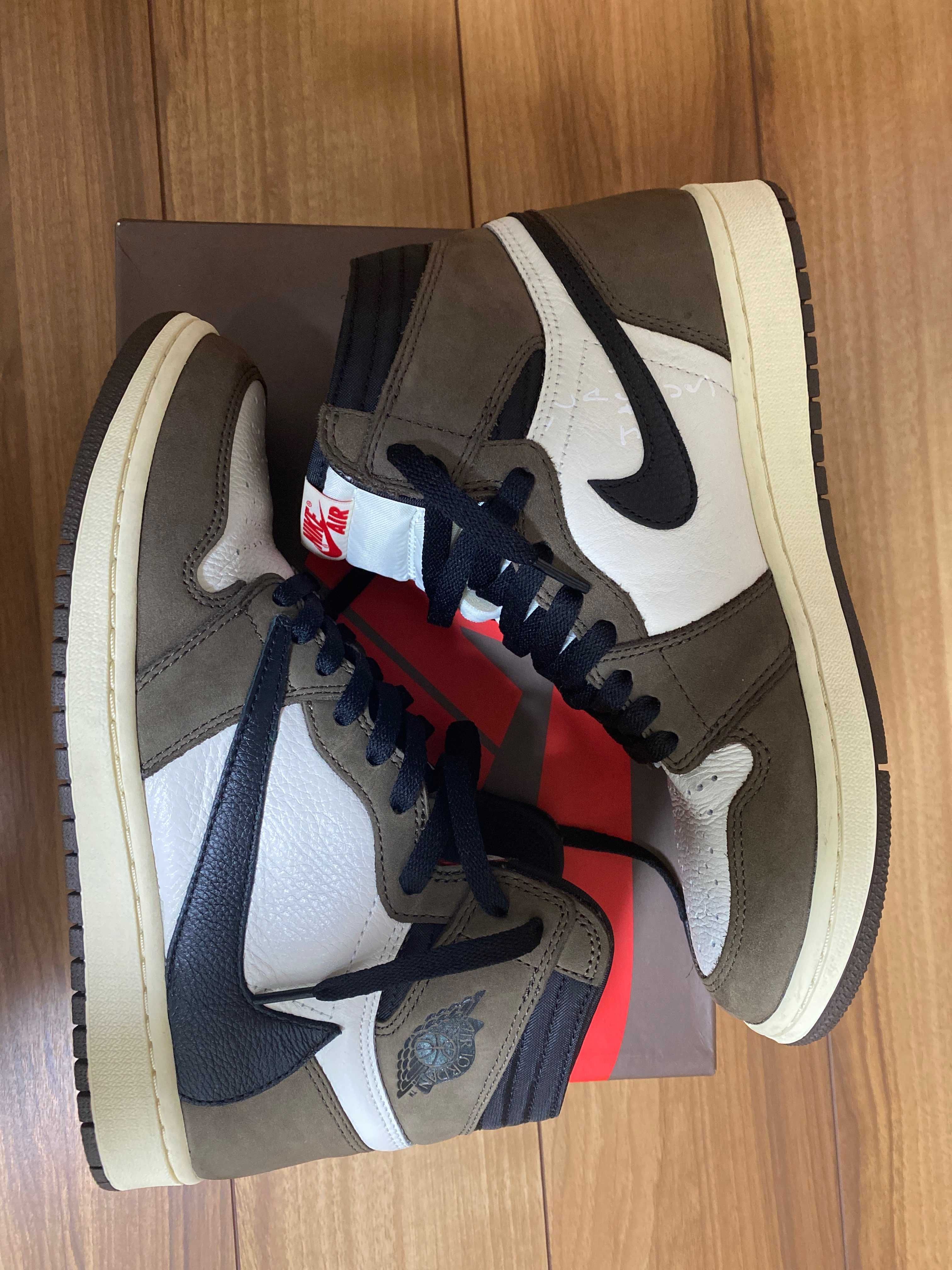 Travis Scott × Nike Air Jordan 1 Retro High OG TS SP "Sail/Dark Mocha"