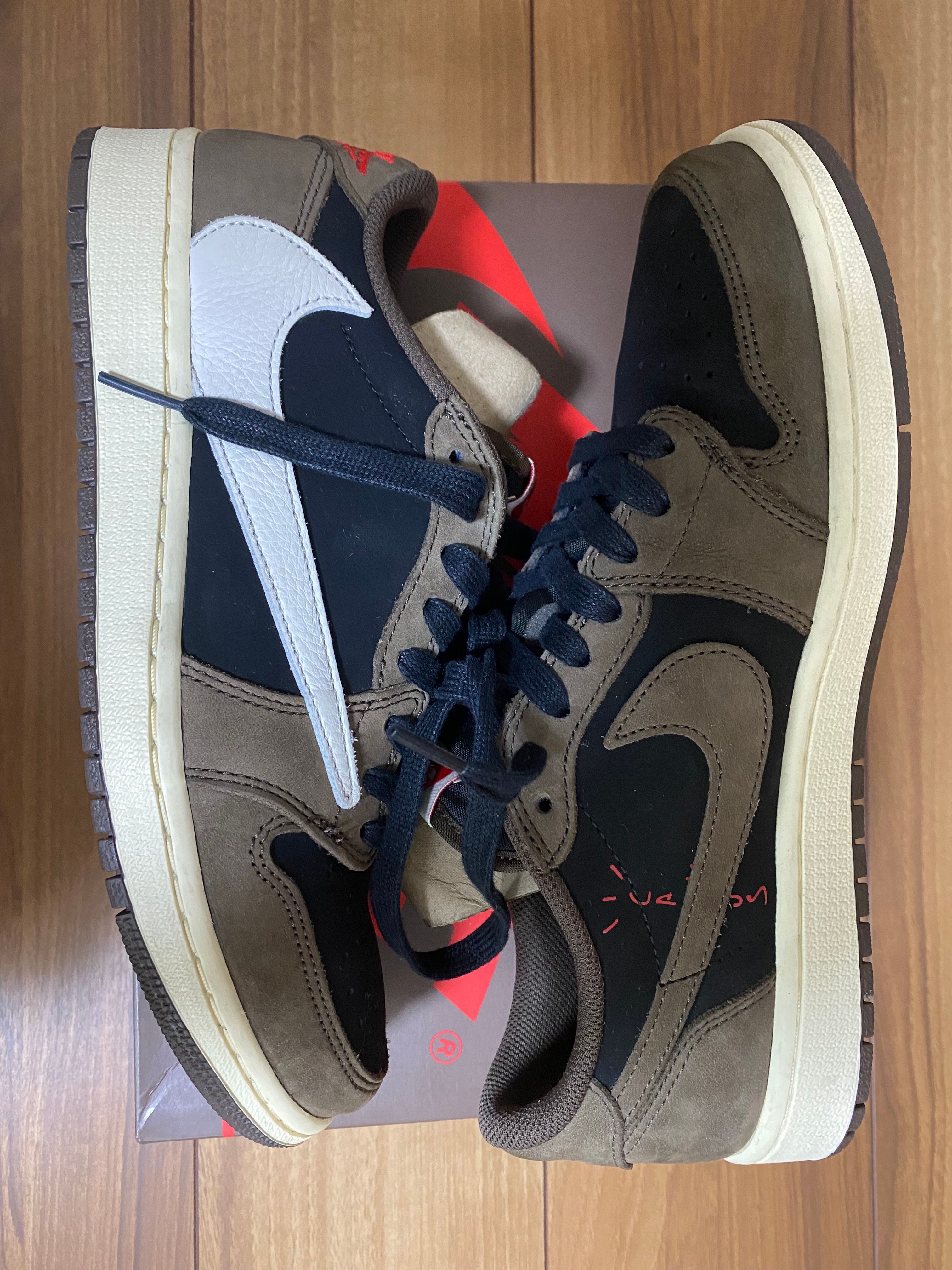 Travis Scott × Nike Air Jordan 1 Low OG SP-T "Black/Dark Mocha"