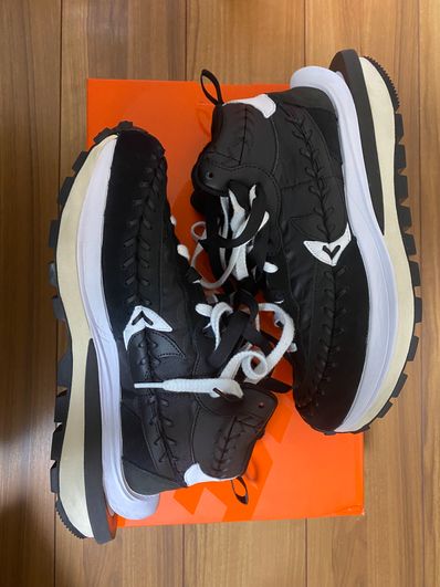 Jean-Paul Gaultier × sacai × Nike Vapor Waffle "Black/Black-White"