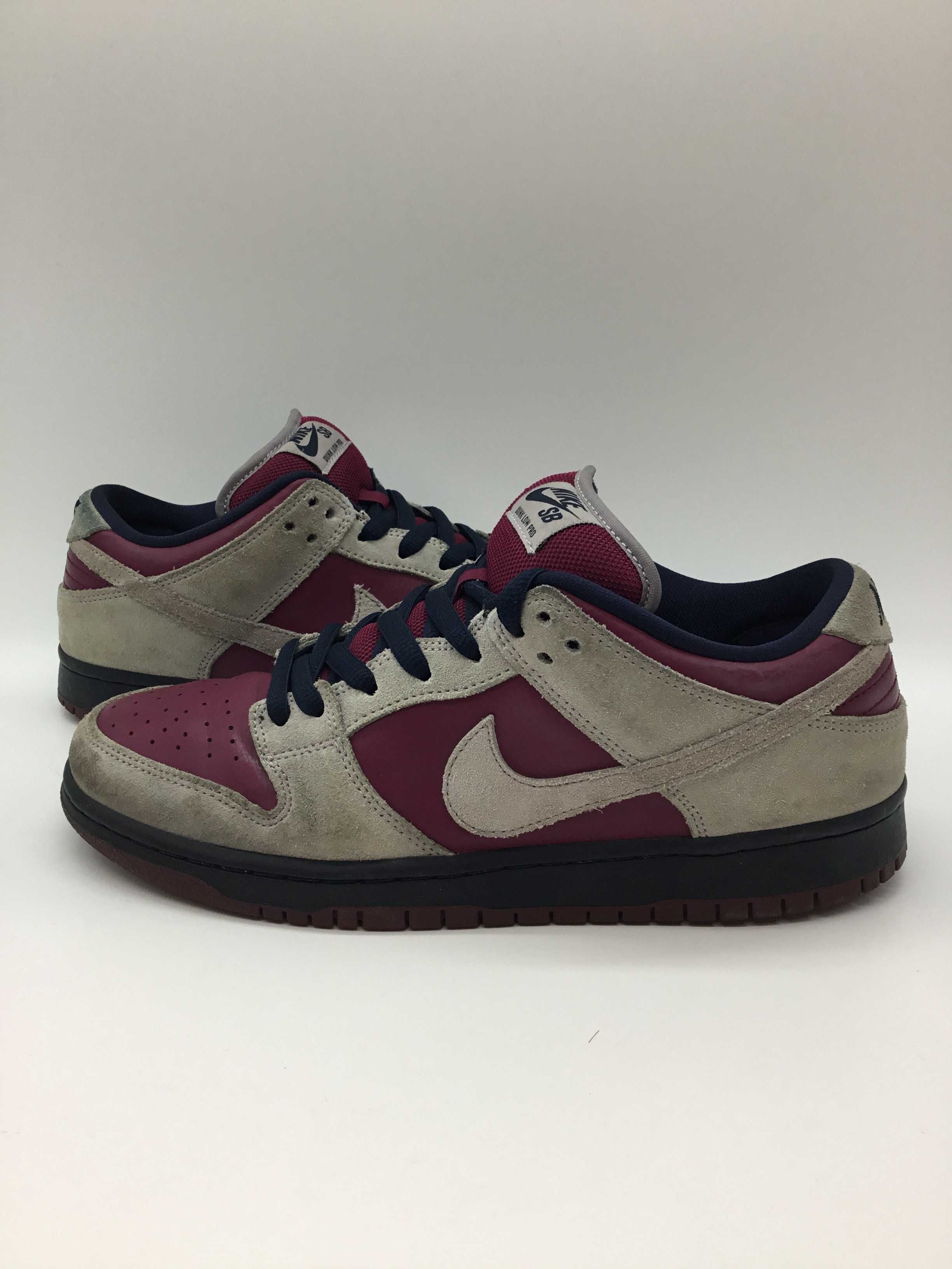 Nike SB Dunk Low Pro "Burgundy/Grey"