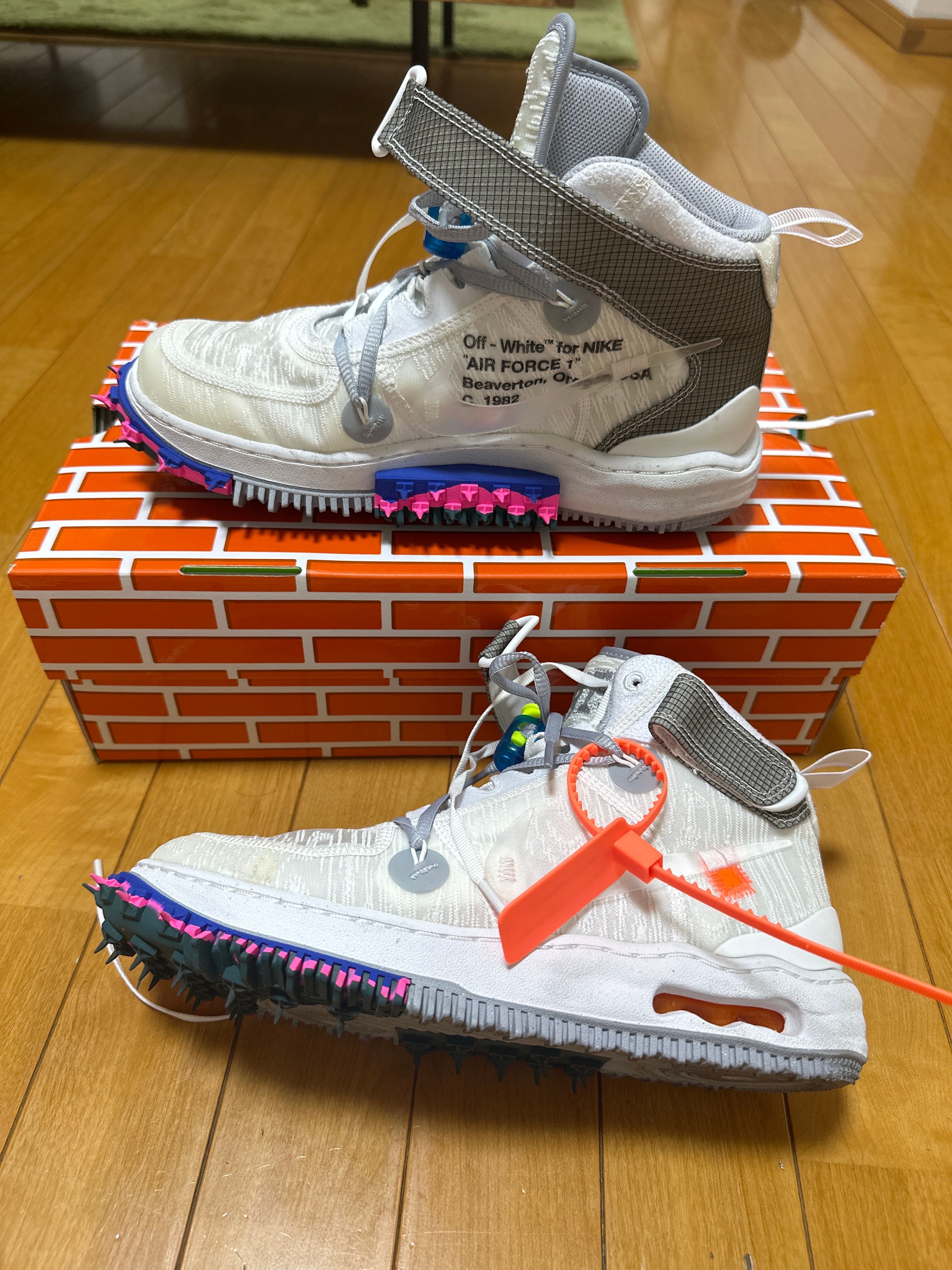 Off-White × Nike Air Force 1 Mid "White"