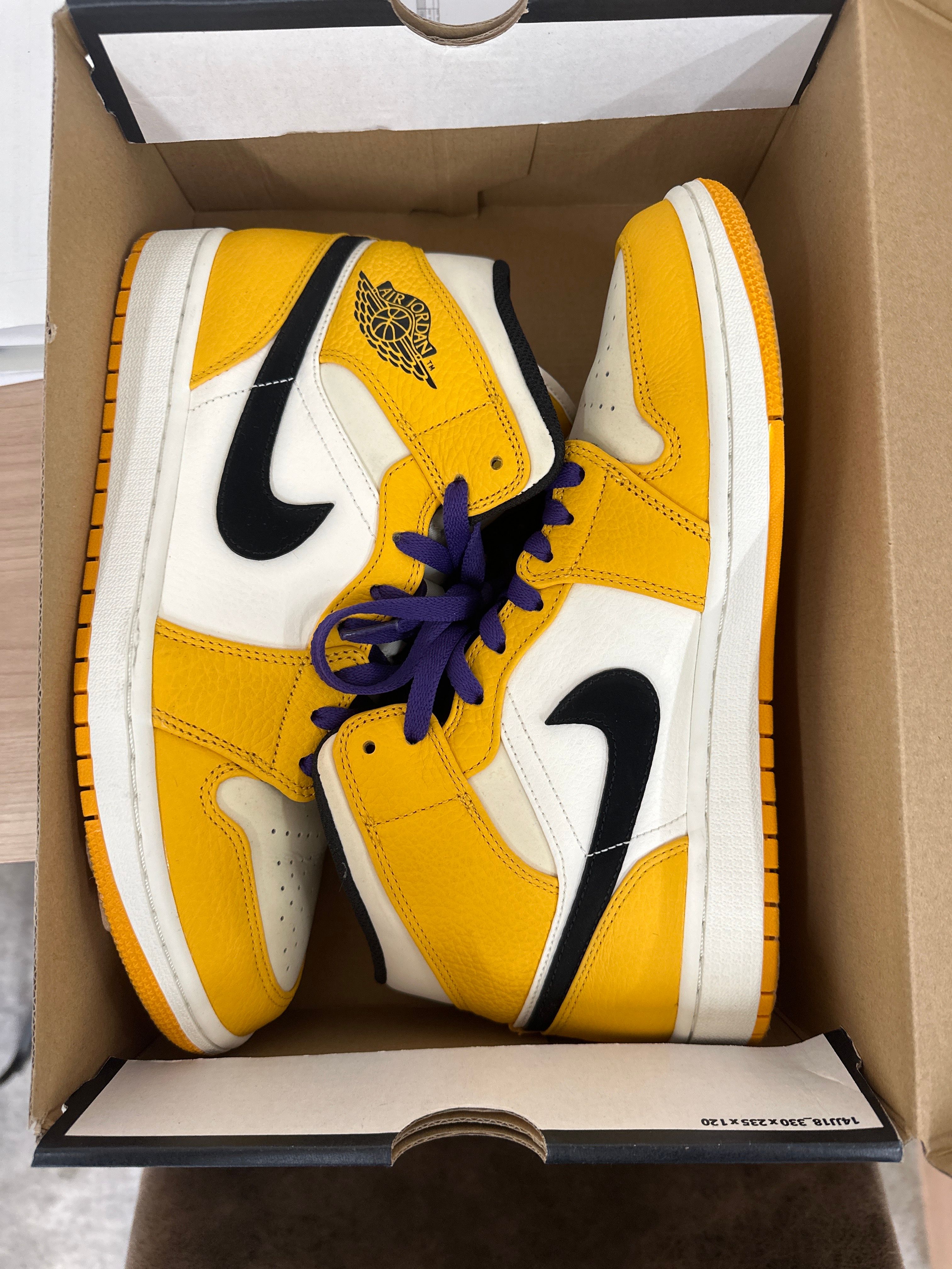 Nike Air Jordan 1 Mid SE "LAKERS"