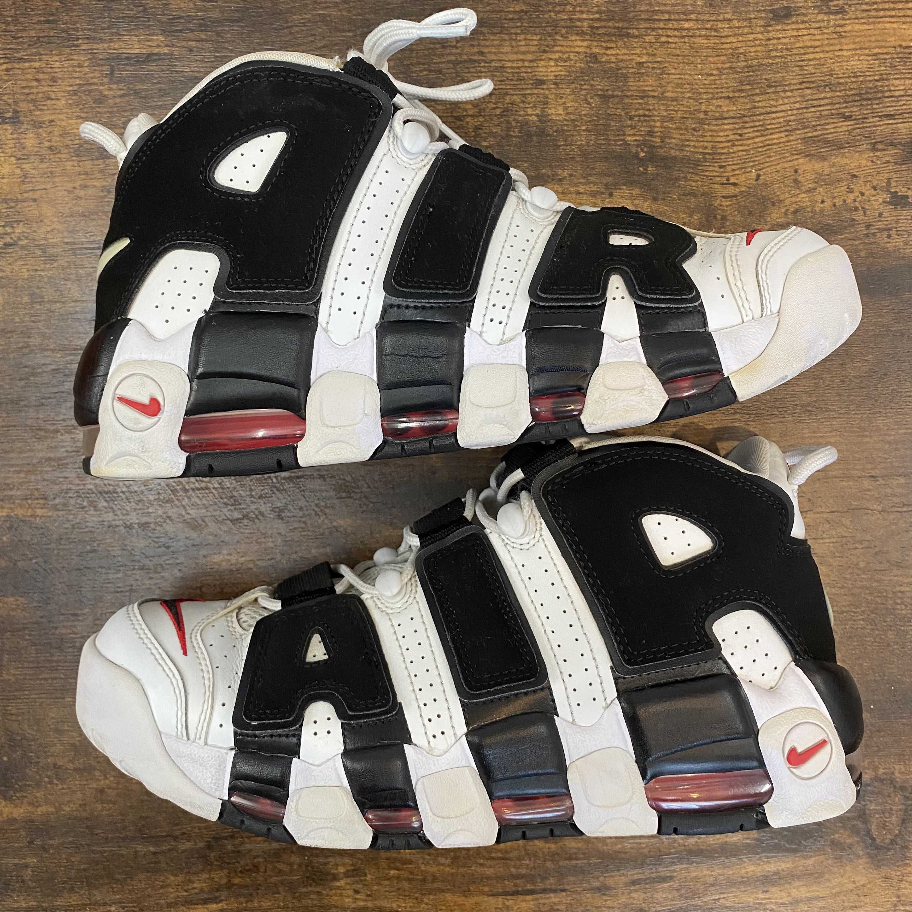 Nike Air More up Tempo "White/Black/University Red"(~2018)