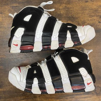 Nike Air More up Tempo "White/Black/University Red"(~2018)