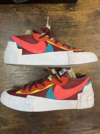 KAWS × sacai × Nike Blazer Low "Team Red"