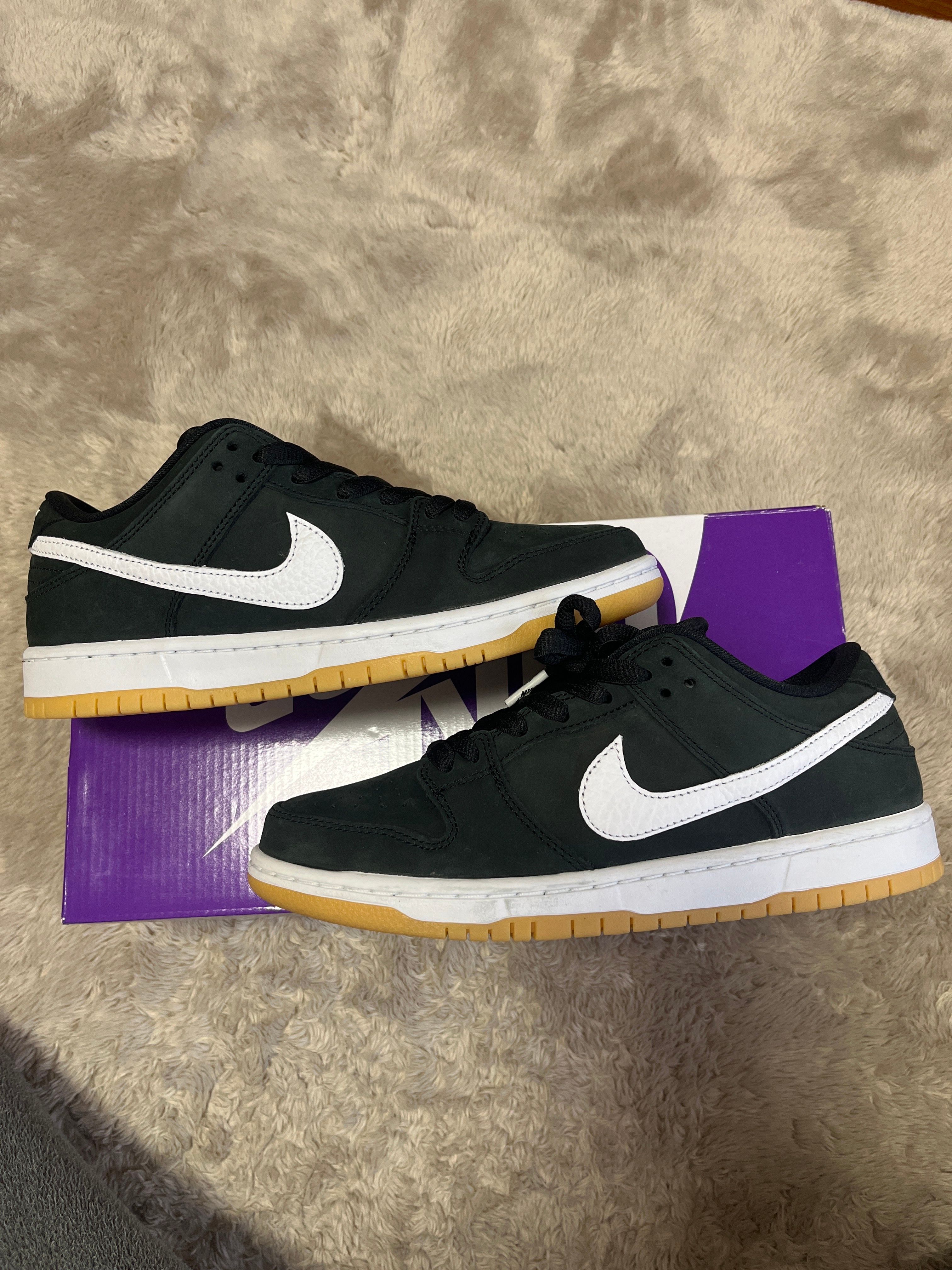 Nike SB Dunk Low Pro "Black/WhiteBlack-Gum Light Brown"