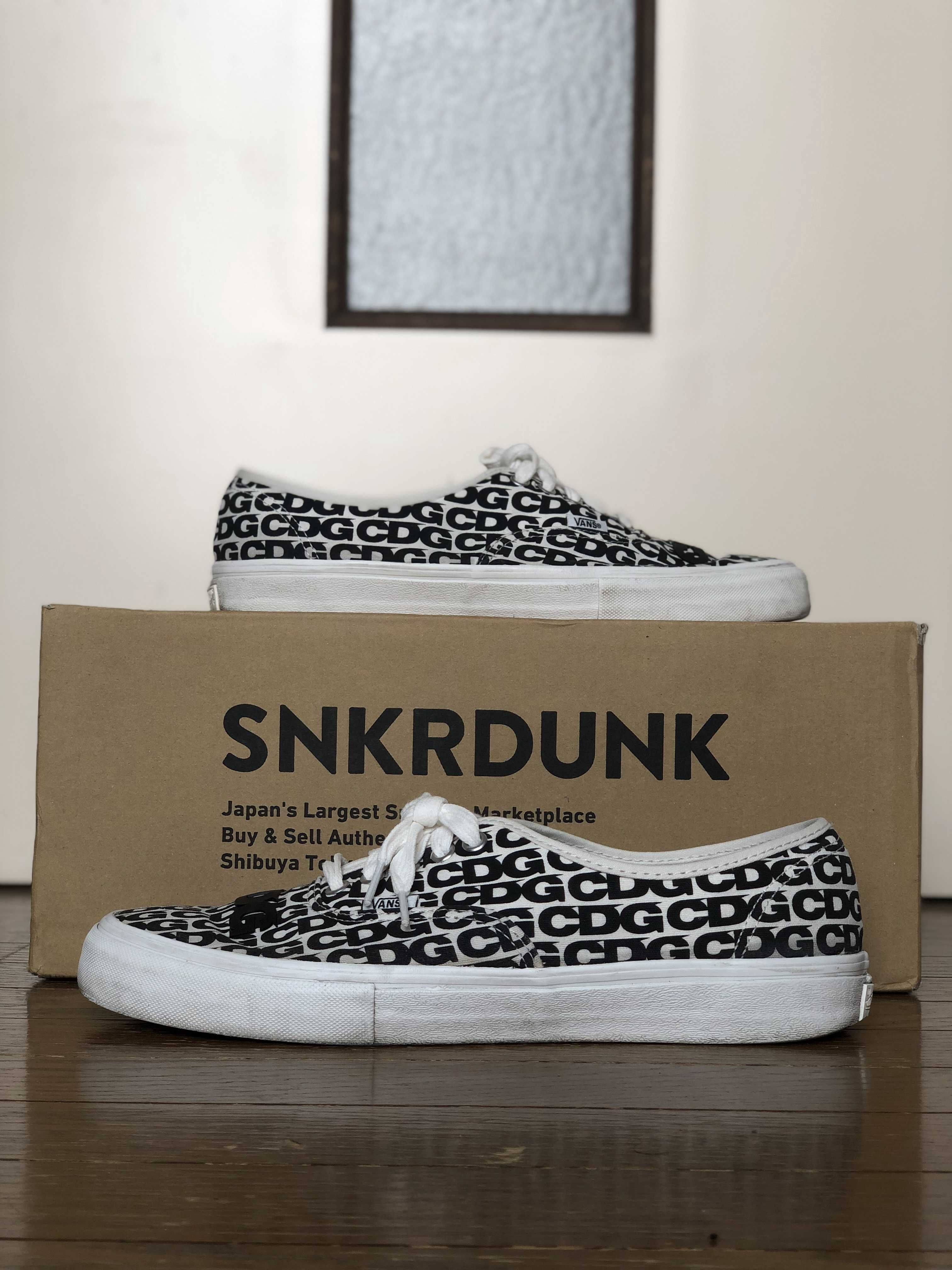 COMME des GARCONS CDG × Vans Authentic LX "Black Heel Tab"