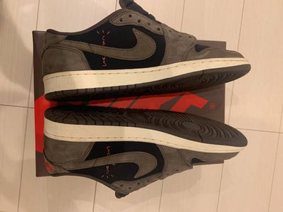 Travis Scott × Nike Air Jordan 1 Low OG SP-T "Black/Dark Mocha"