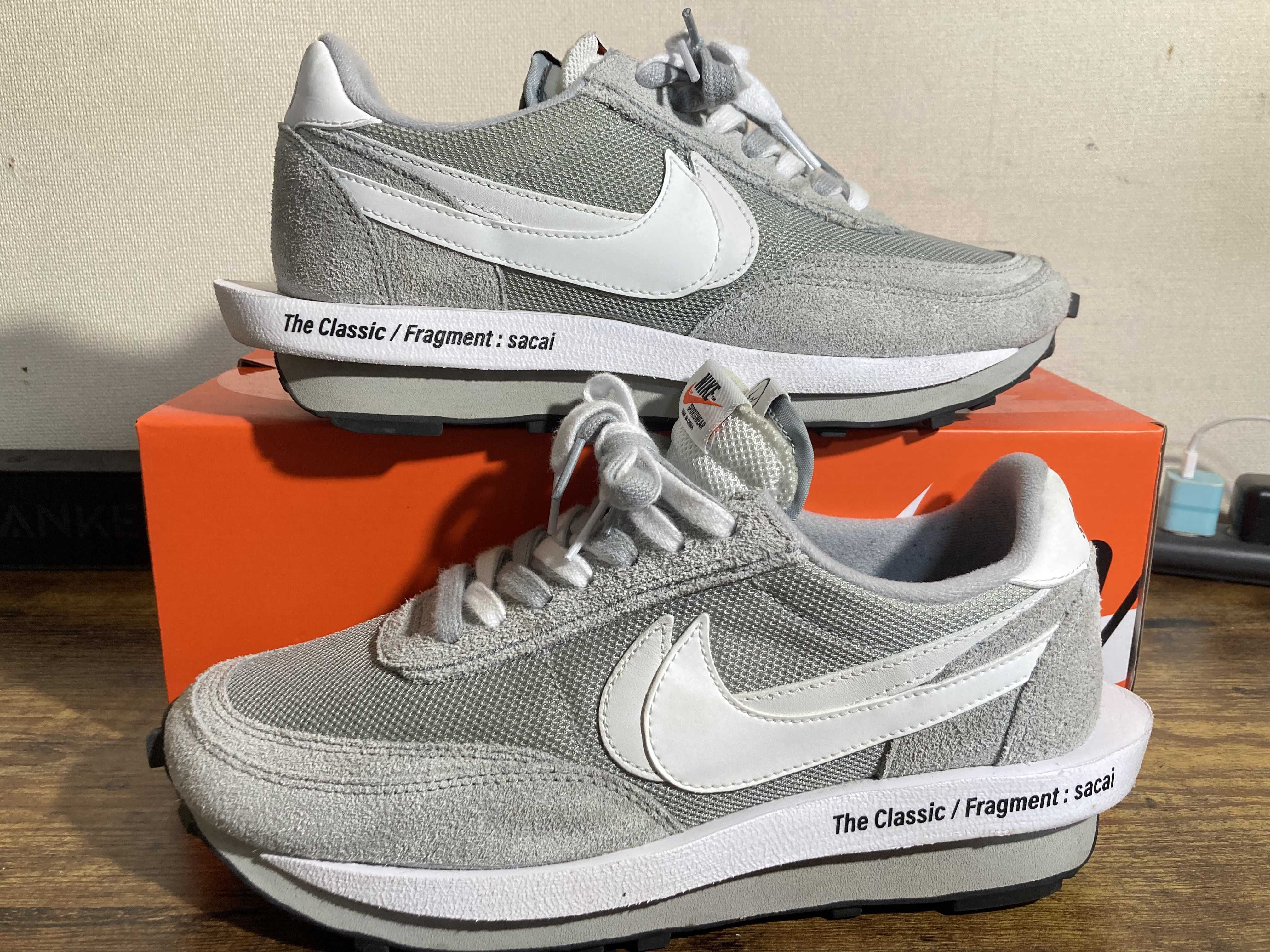 Fragment × sacai × Nike LD Waffle "Light Smoke Grey"