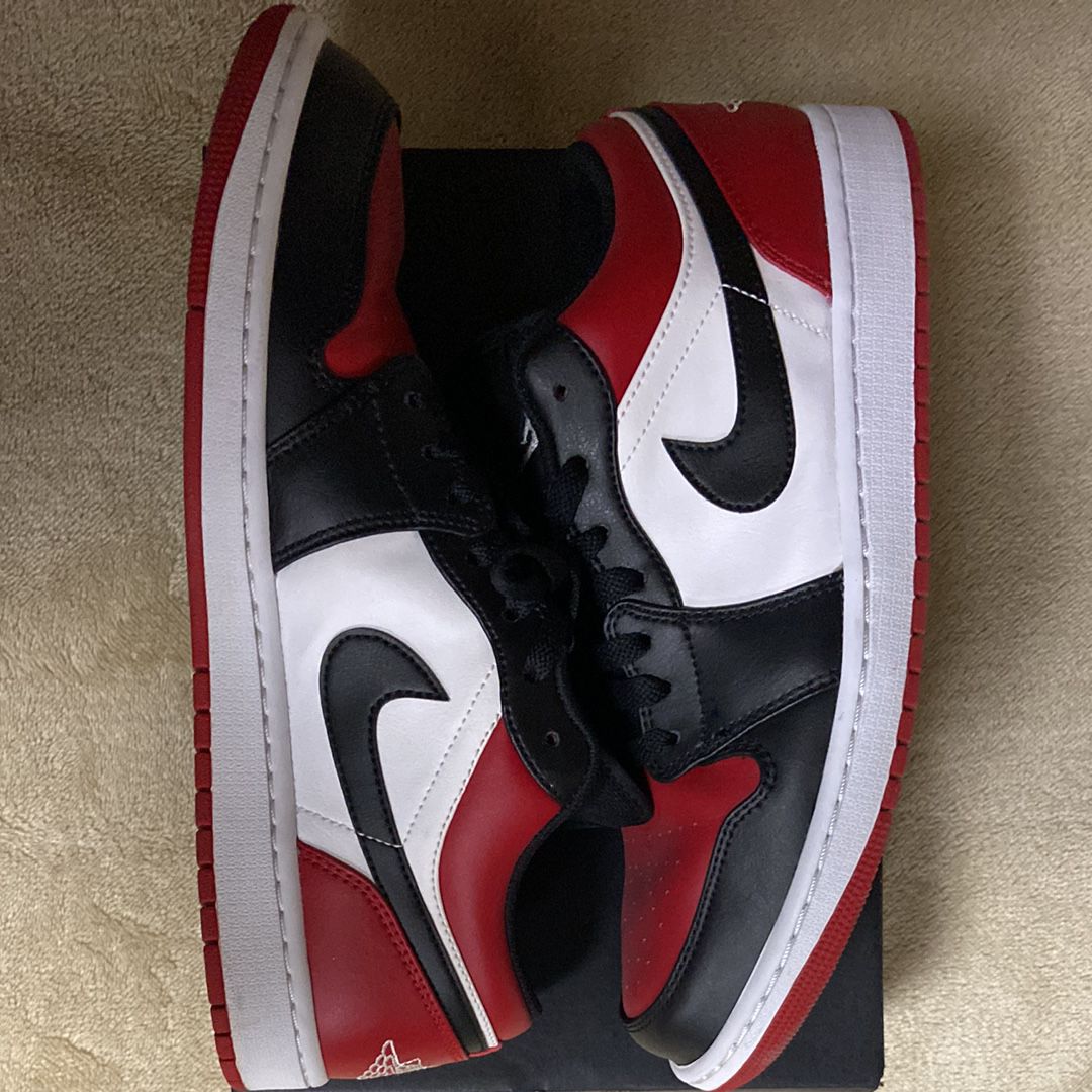 Nike Air Jordan 1 Low "Bred Toe"