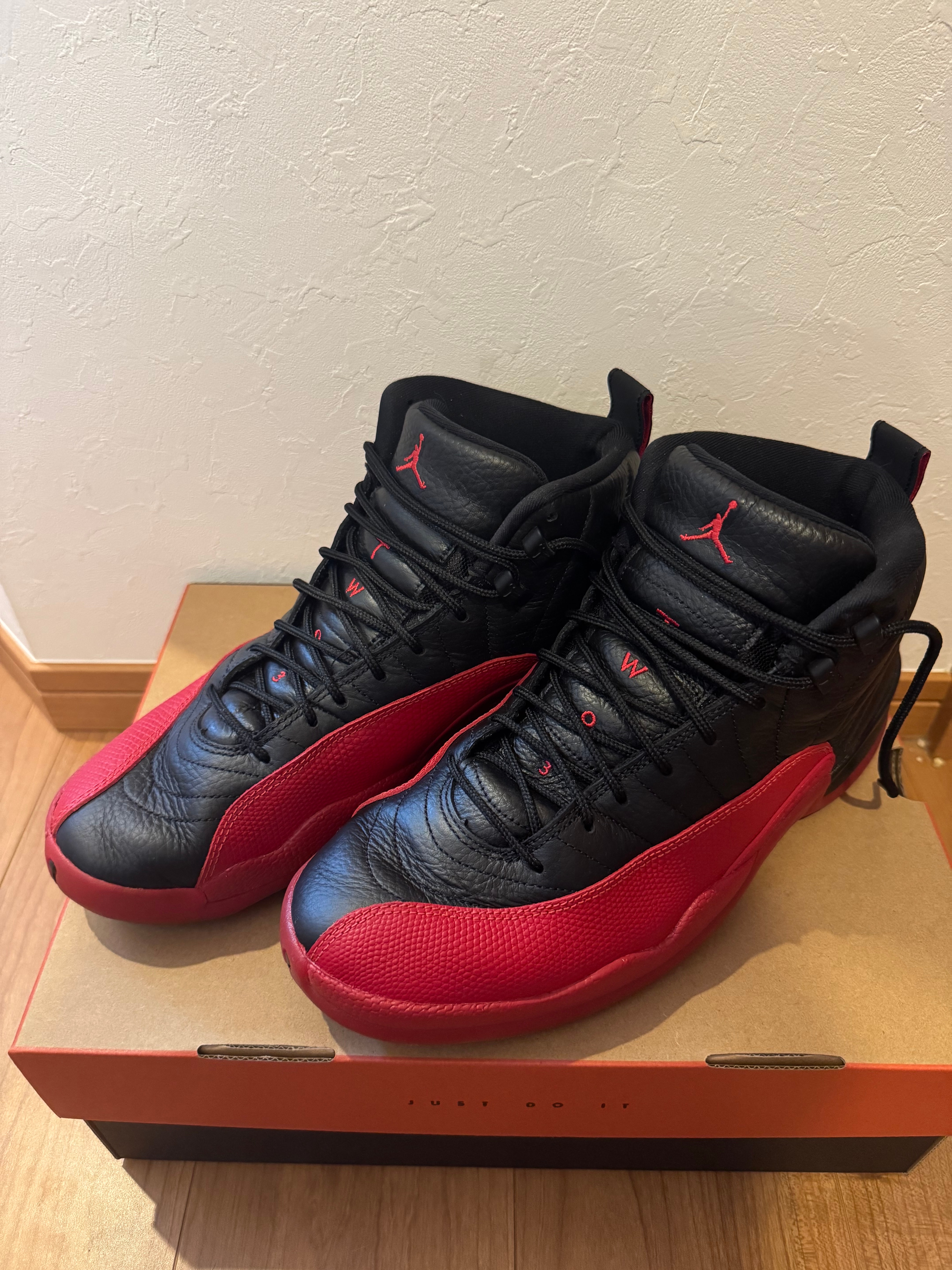 Nike Air Jordan 12 Retro "Flu Game/Black and Varsity Red" (2025)