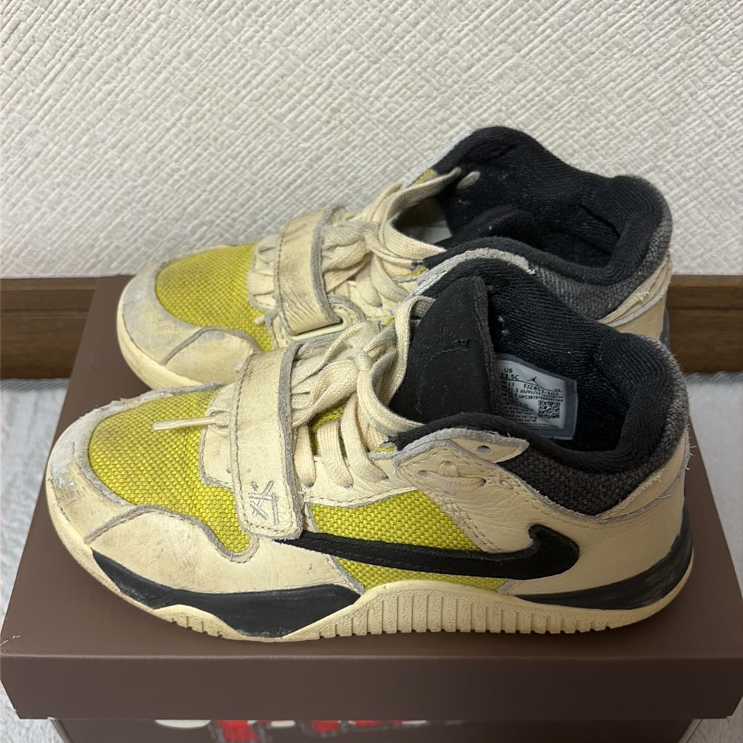 Travis Scott × Nike PS Jordan Jumpman Jack TR CJ1 T-Rexx "Bright Cactus"