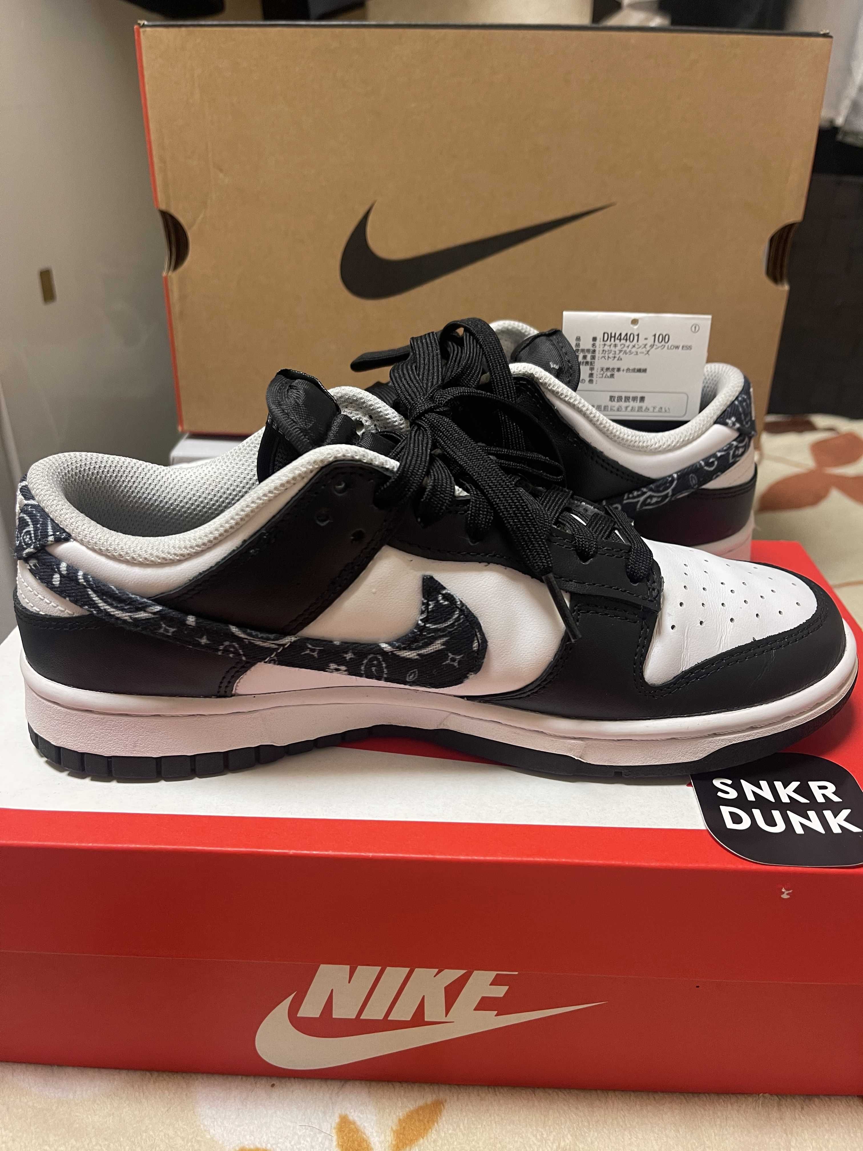 Nike Women's Dunk Low ESS "Black Paisley"