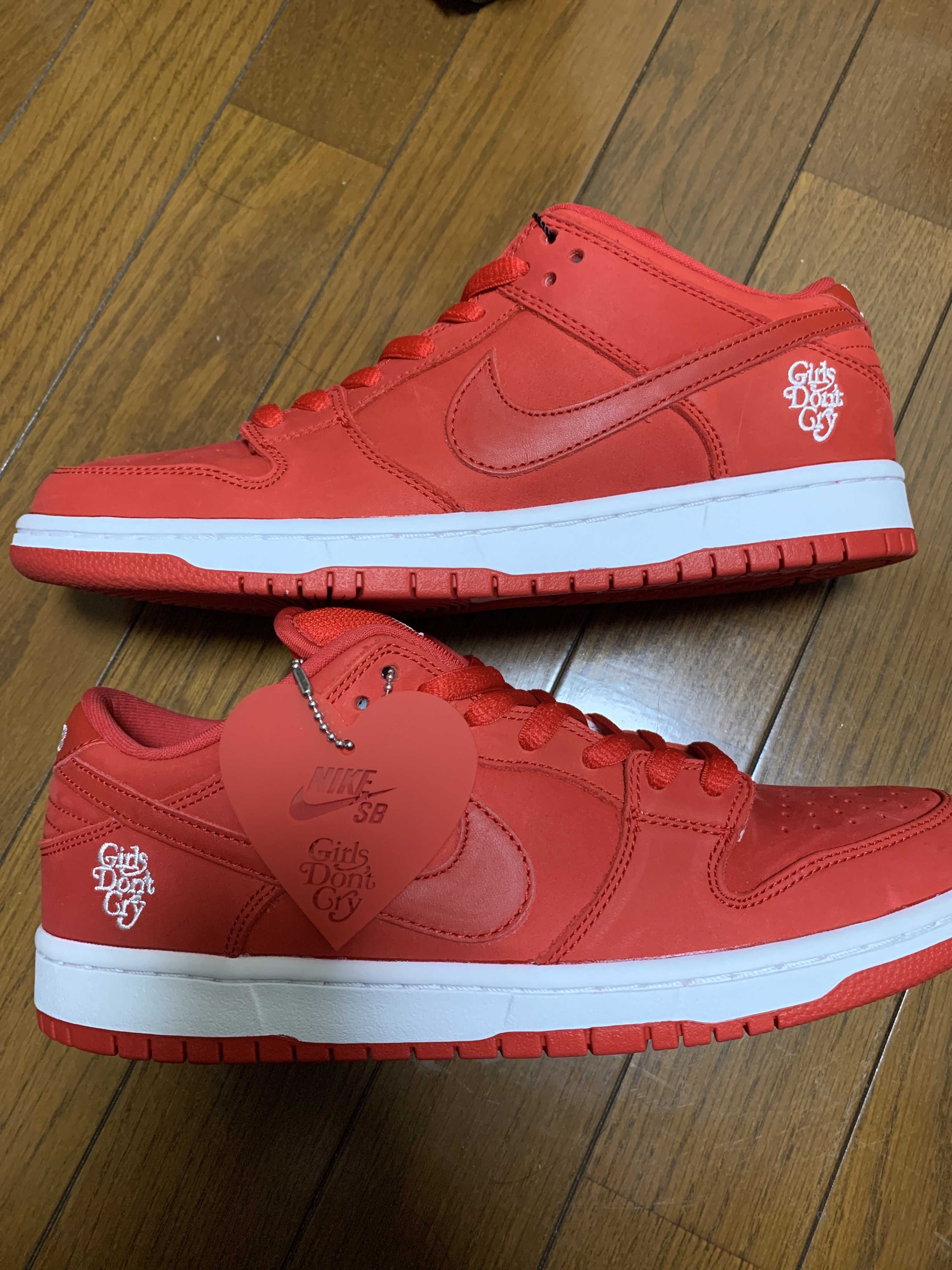 Girls Don't Cry × Nike SB Dunk Low Pro QS "Red" / VERDY