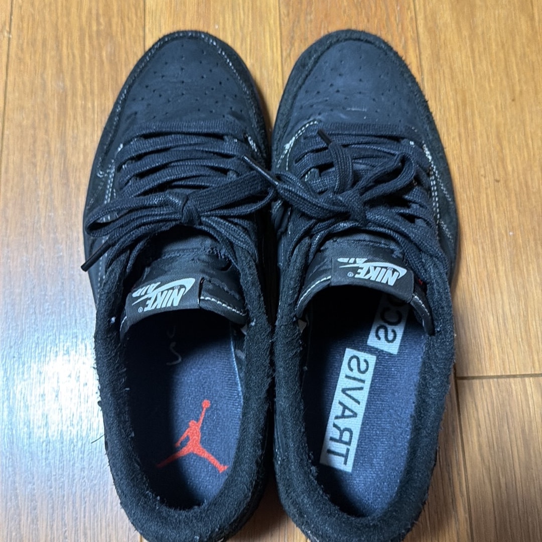 Travis Scott × Nike Air Jordan 1 Low OG SP "Black Phantom"
