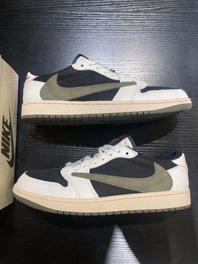 Travis Scott × Nike Women's Air Jordan 1 Low OG "Medium Olive"