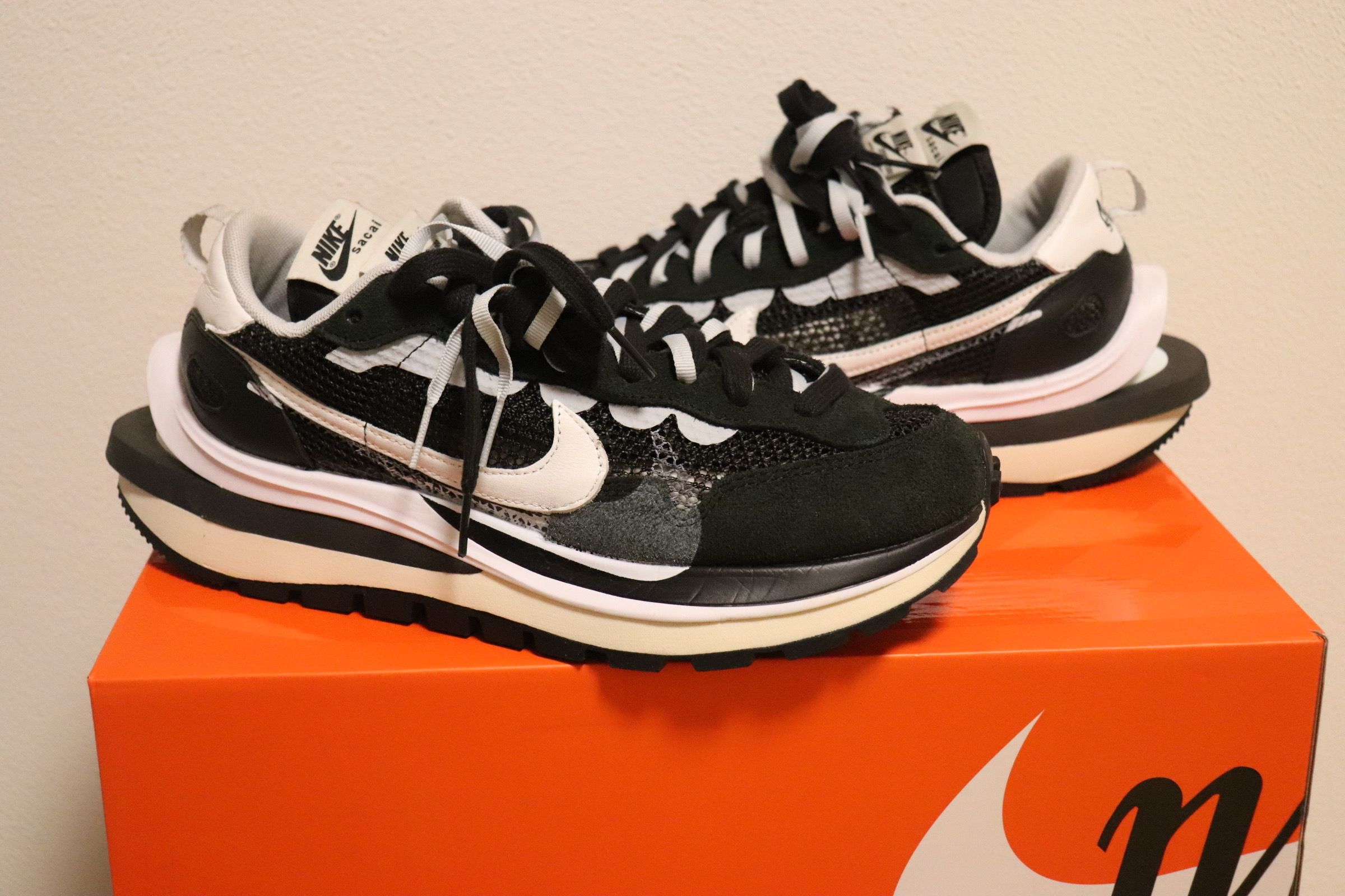 sacai × Nike Vapor Waffle "Black and White"