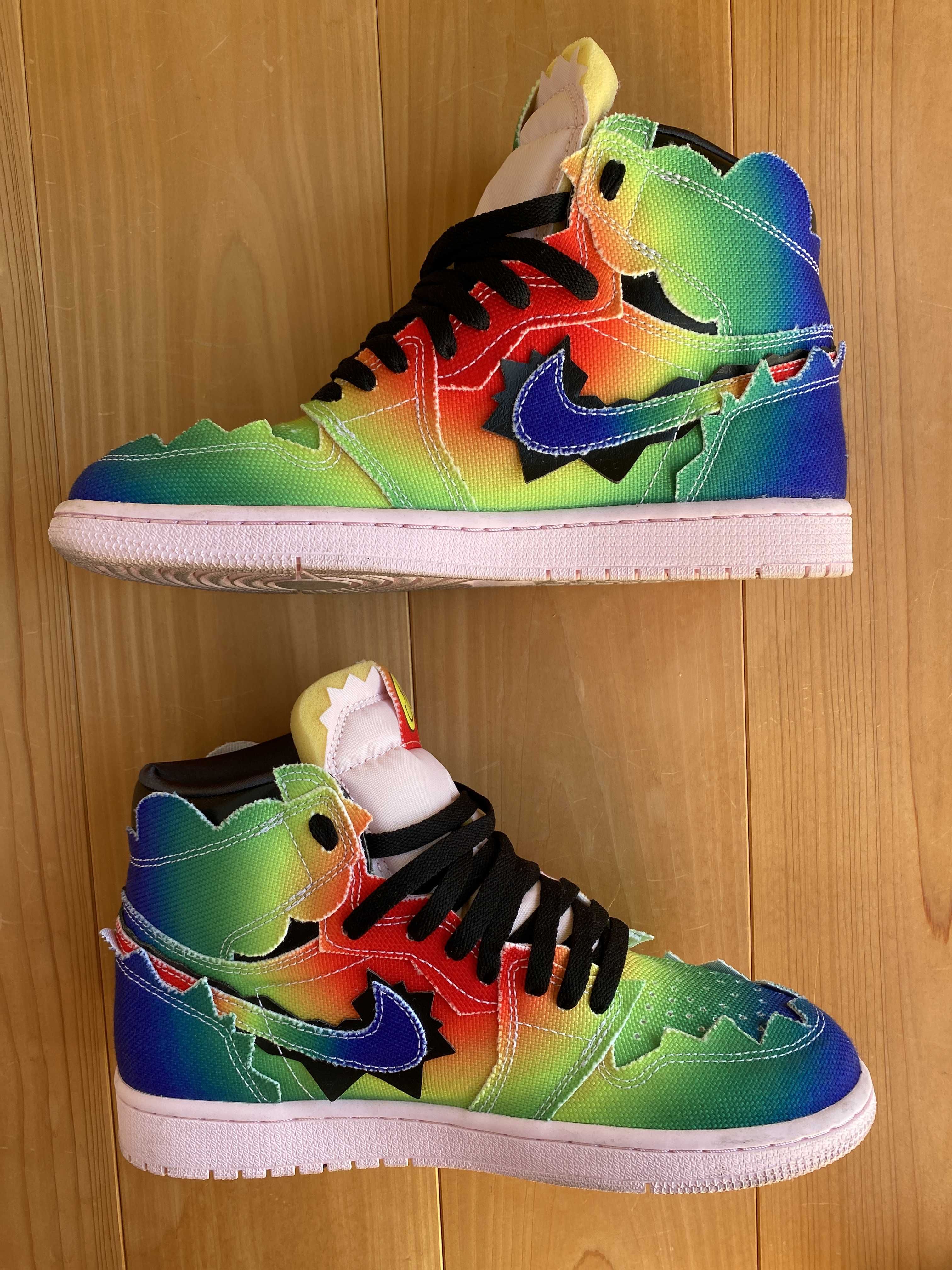 J Balvin × Nike Air Jordan 1 High OG "Rainbow"