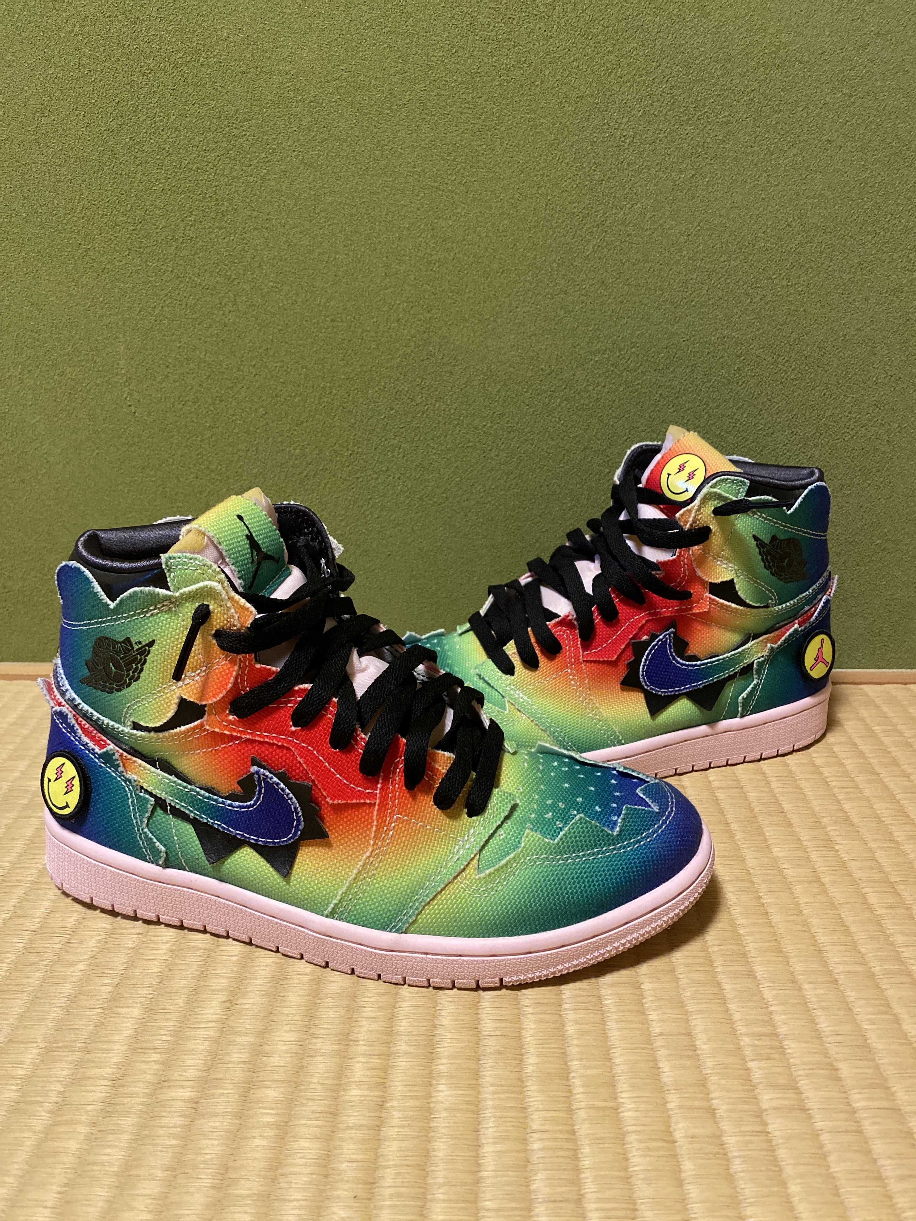 J Balvin × Nike Air Jordan 1 High OG "Rainbow"