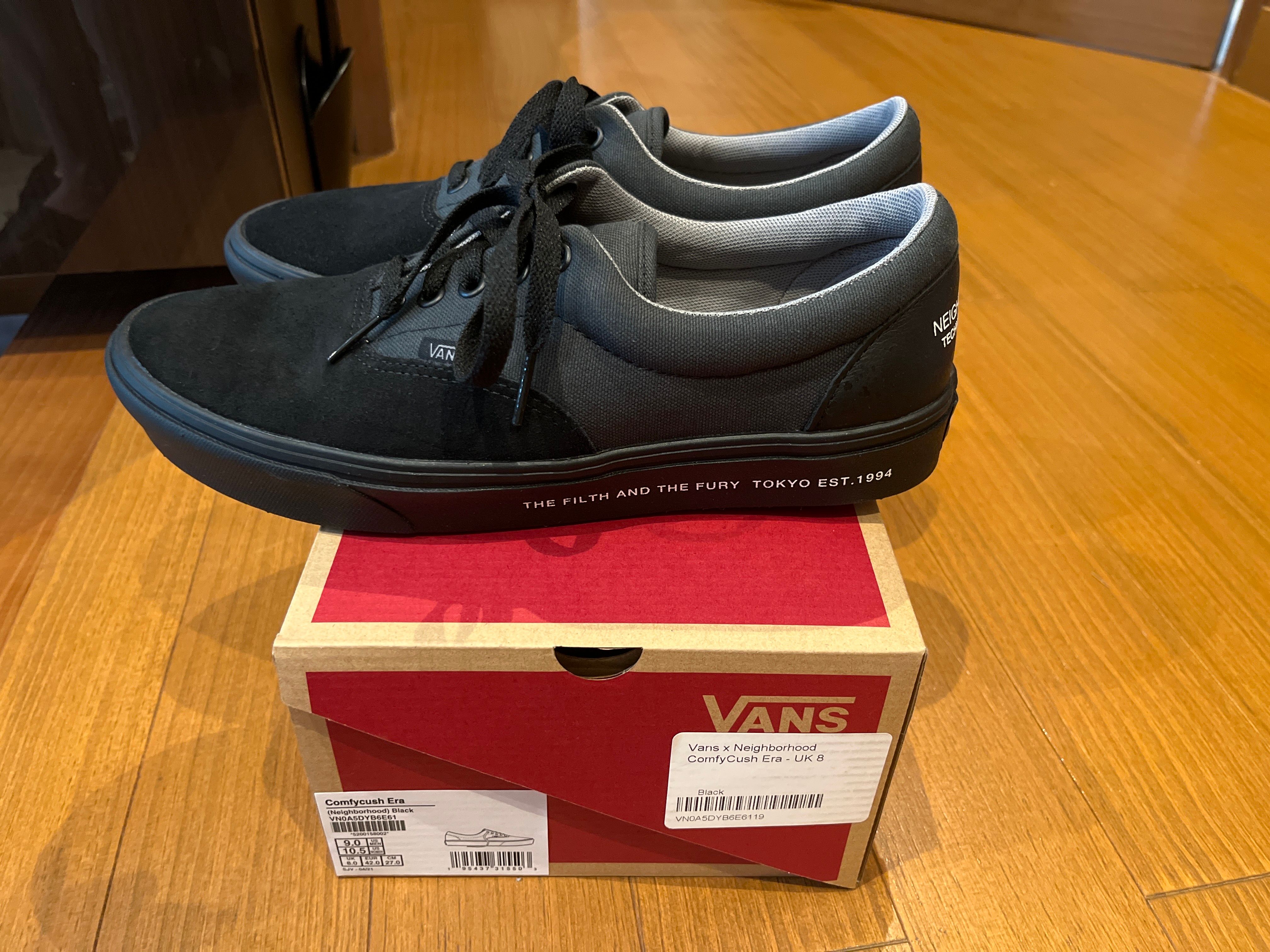 NEIGHBORHOOD × Vans NHVN . Comfycush ERA CL-Shoes "Black/Green"