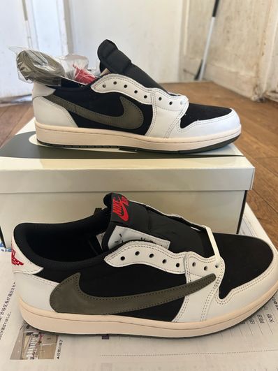 Travis Scott × Nike Women's Air Jordan 1 Low OG "Medium Olive"