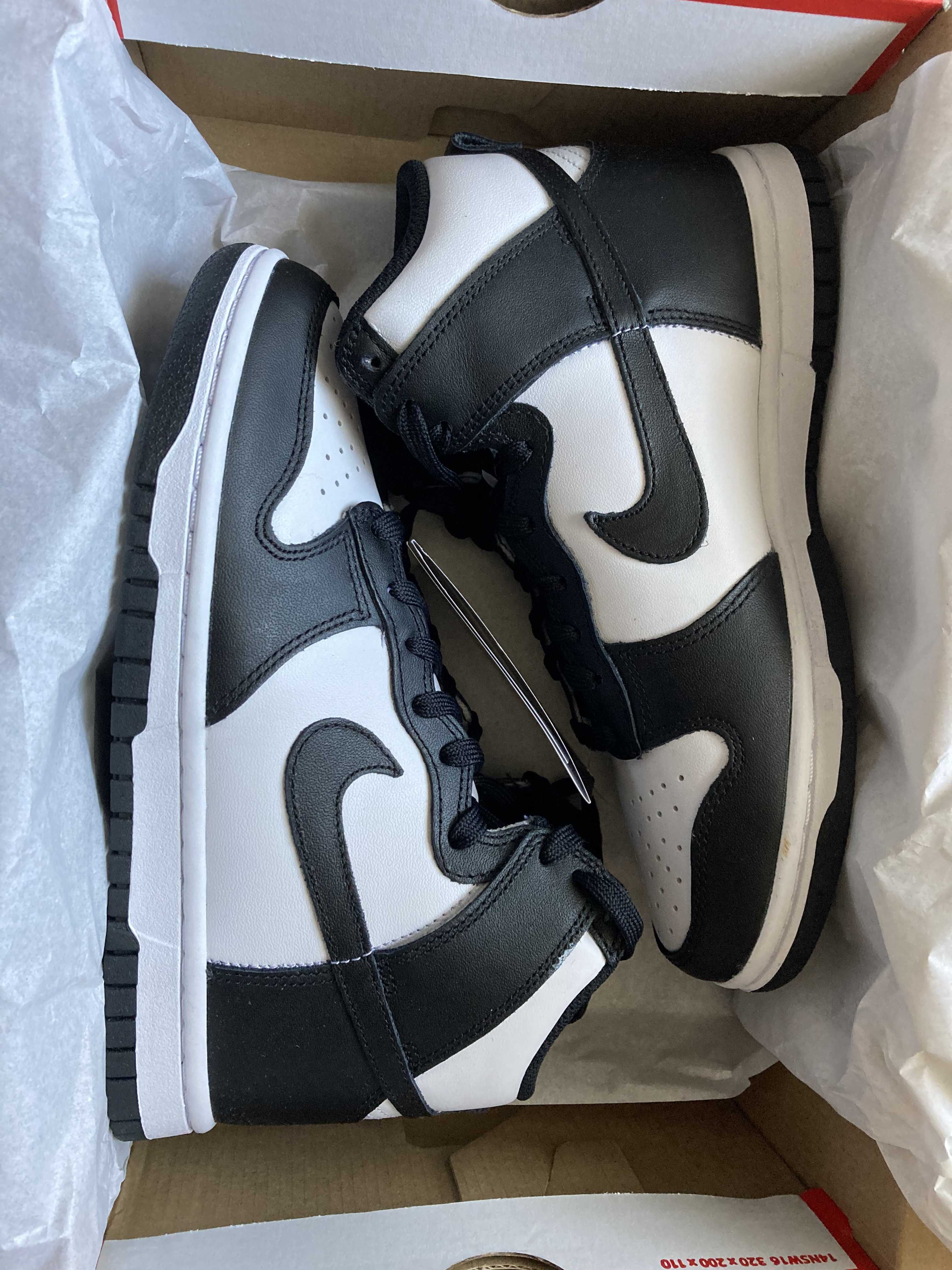 Nike Women's Dunk High "Black and White"