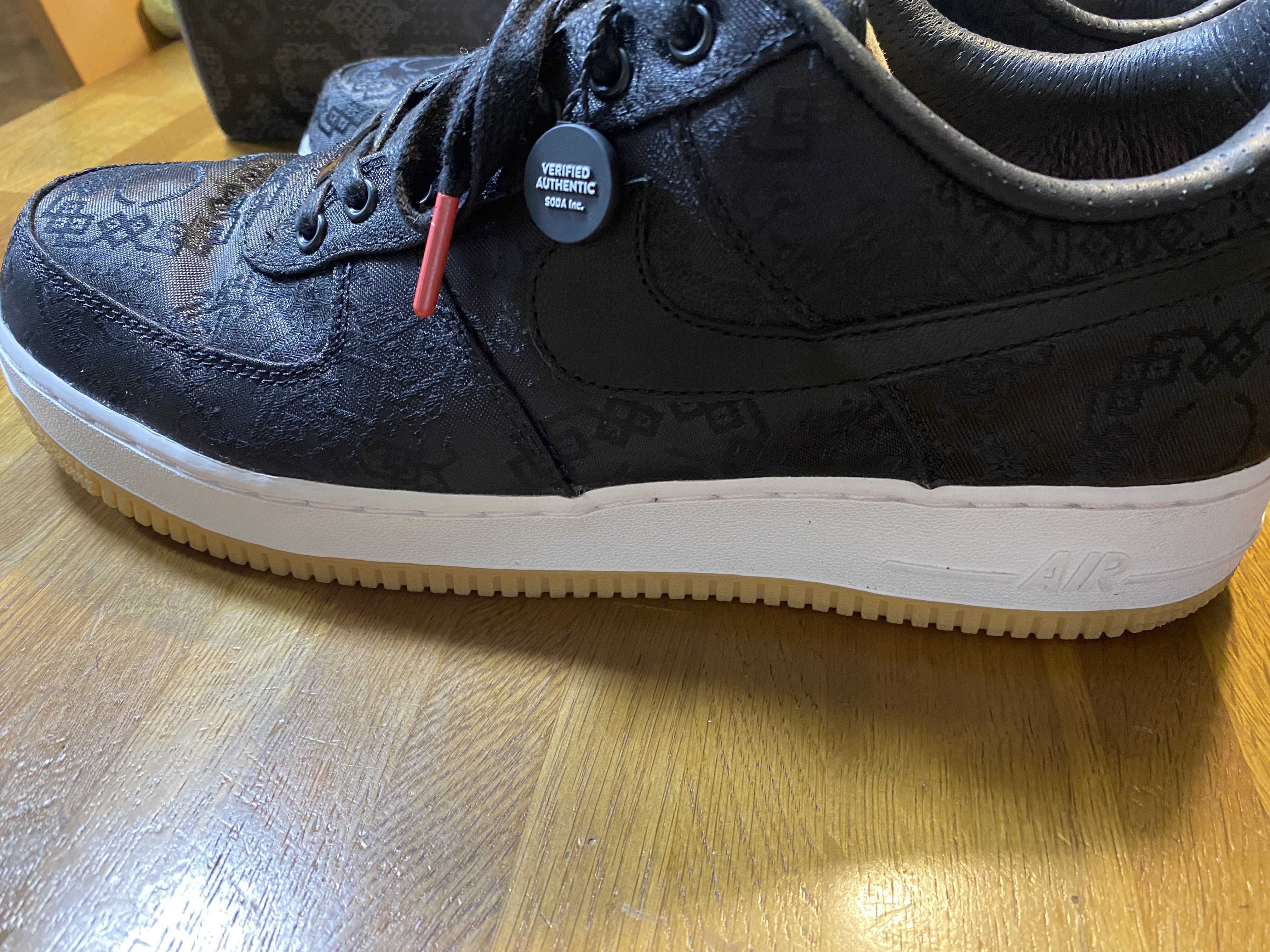 Fragment × CLOT × Nike Air Force 1 Low "Black"