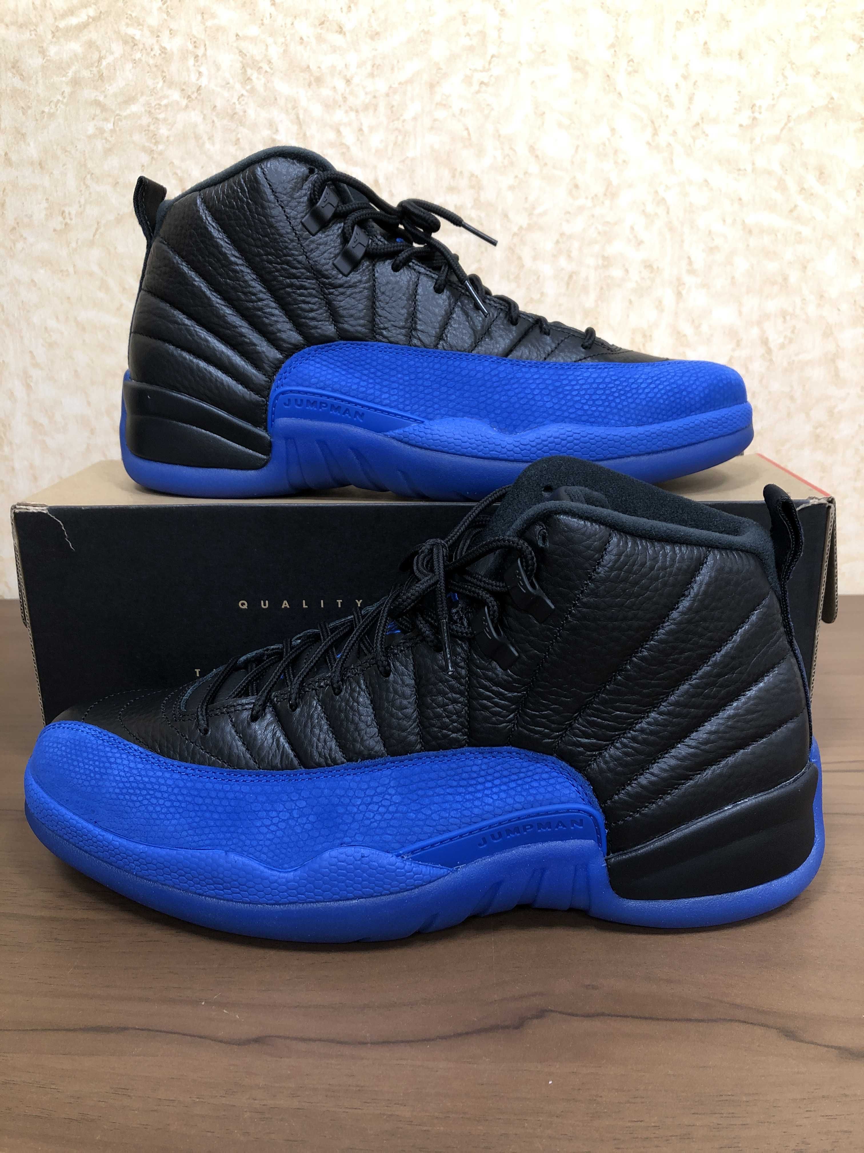 NIKE AIR JORDAN 12 "BLACK GAME ROYAL"