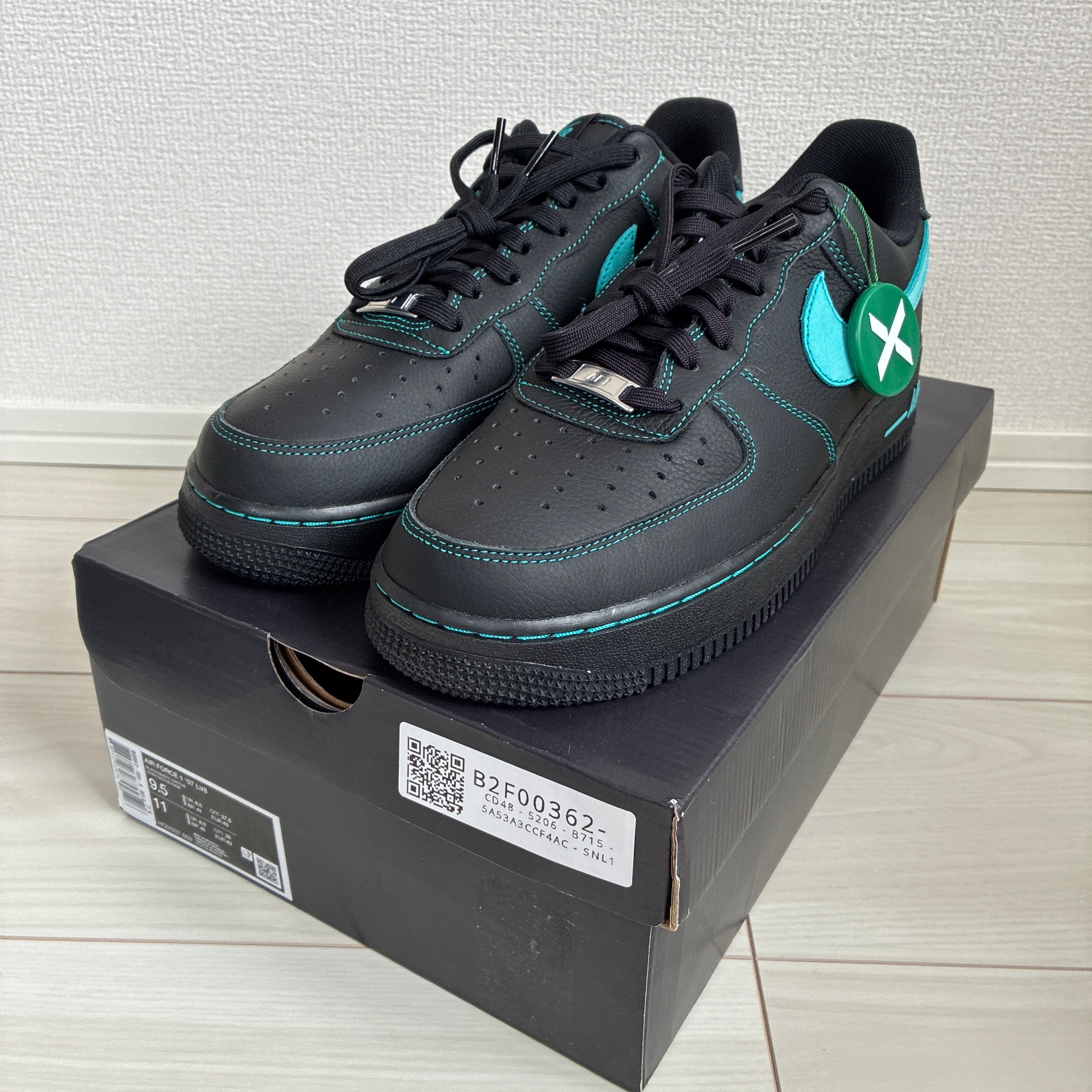 Nike Air Force 1 Low "Black Tiffany"