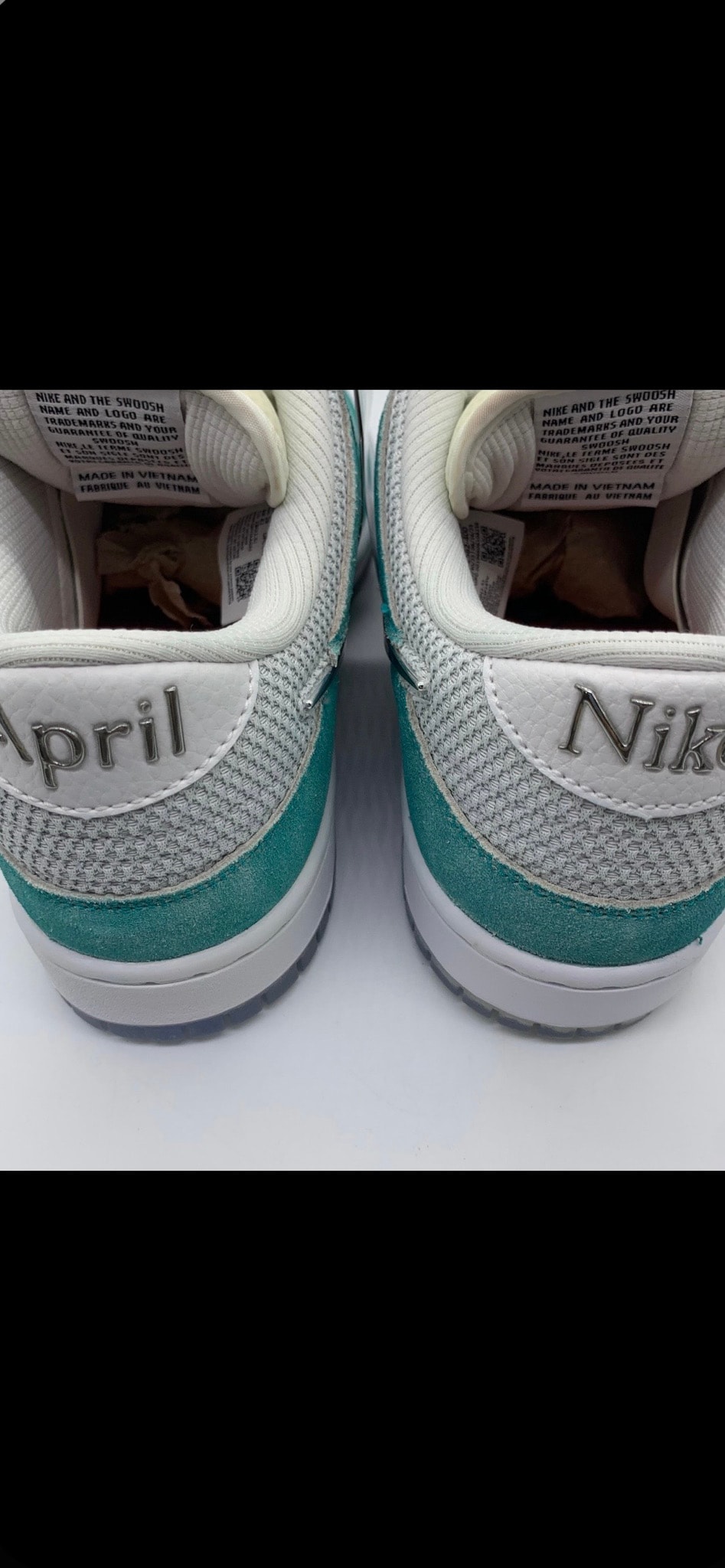 APRIL SKATEBOARDS × Nike SB Dunk Low Pro QS "White and Multi-Color"
