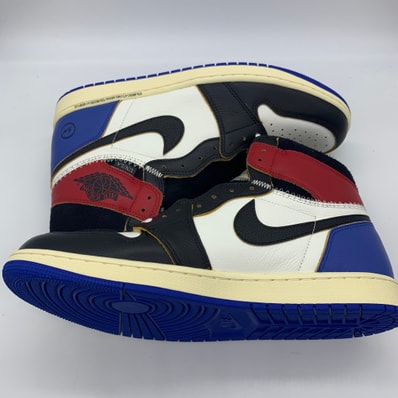 fragment design × UNION × Nike Air Jordan 1 High OG "Black/Varsity Red"