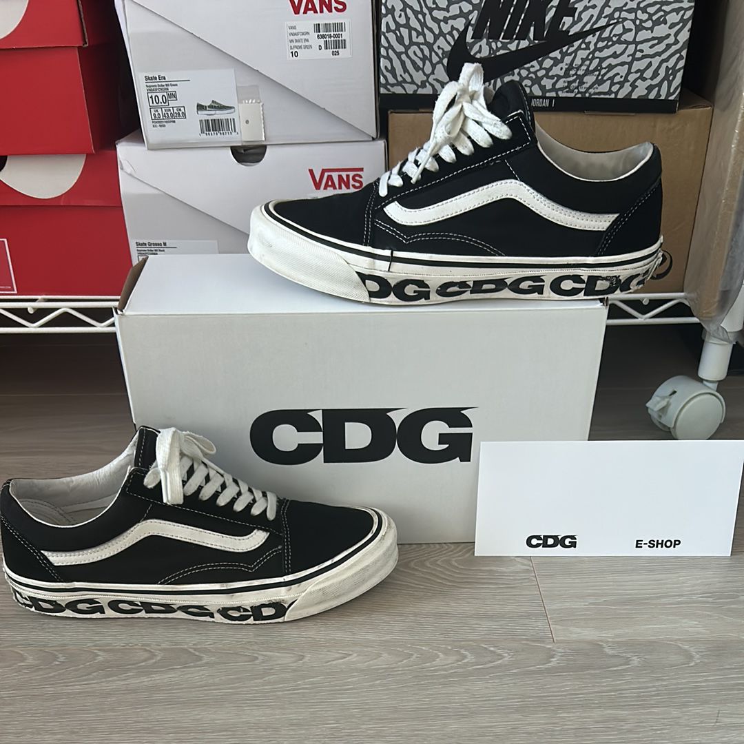 COMME des GARCONS CDG × Vans Old Skool LX "Black/White"