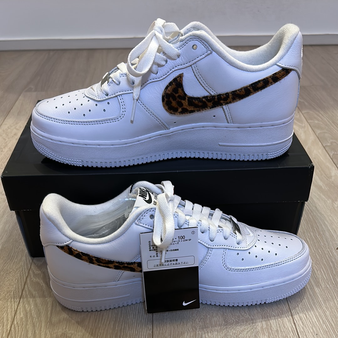 GOODENOUGH × Supreme × Nike Air Force 1 Low "White/Leopard" (25SS Week15)