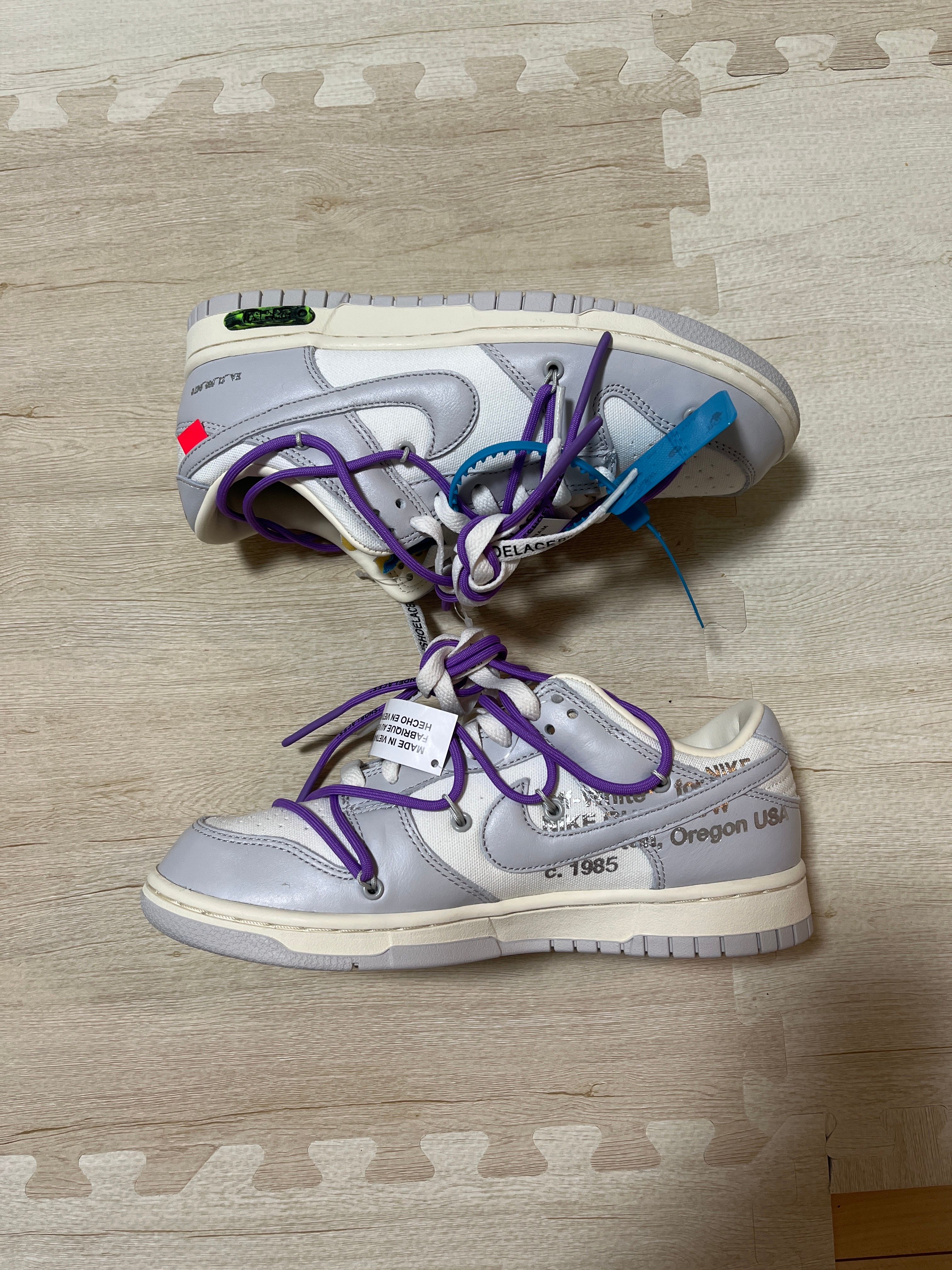 Off-White × Nike Dunk Low "Sail/Neutral Gray"