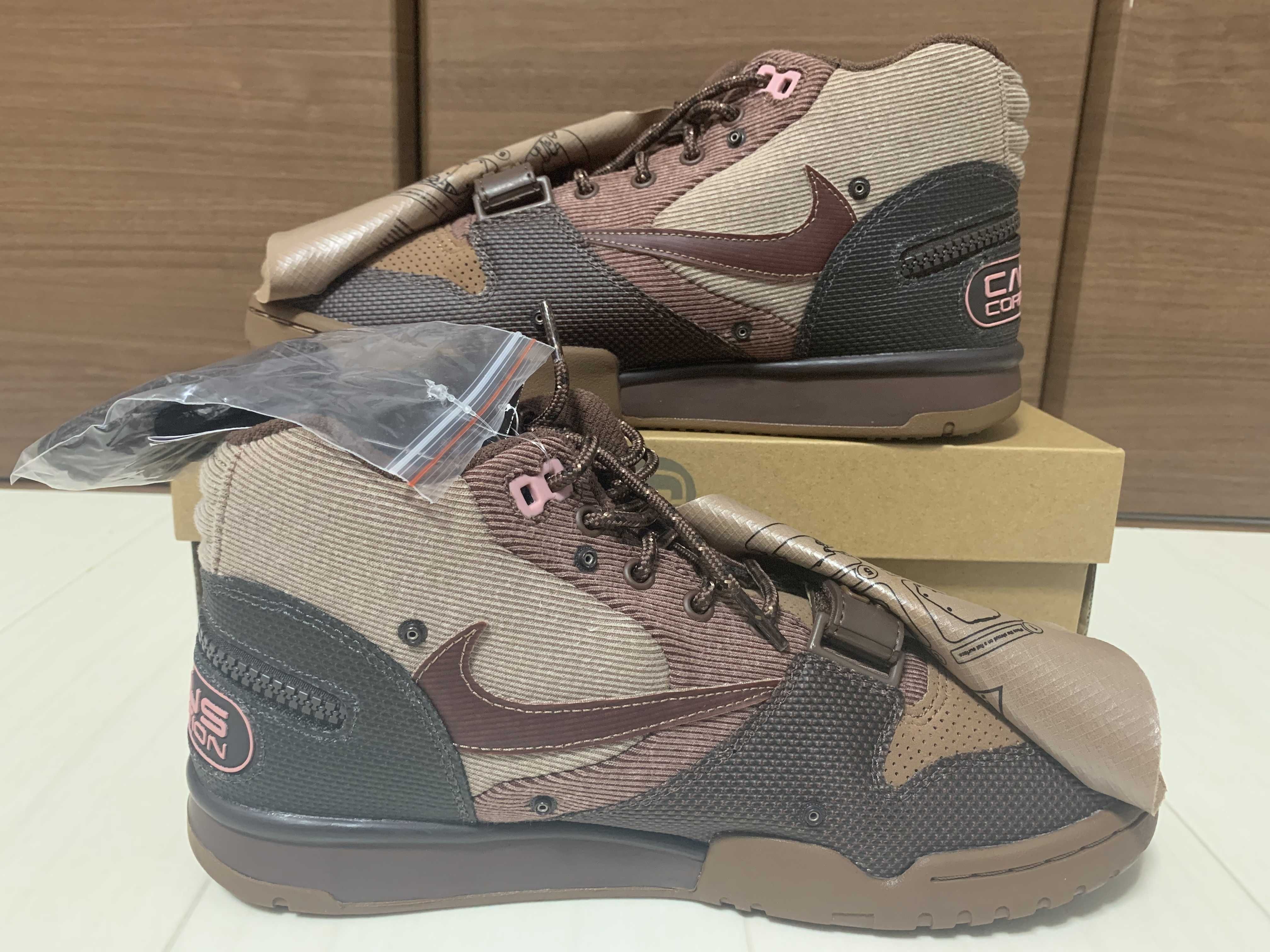 Travis Scott x Nike Air Trainer 1 SP "Archaeo Brown and Rust Pink"